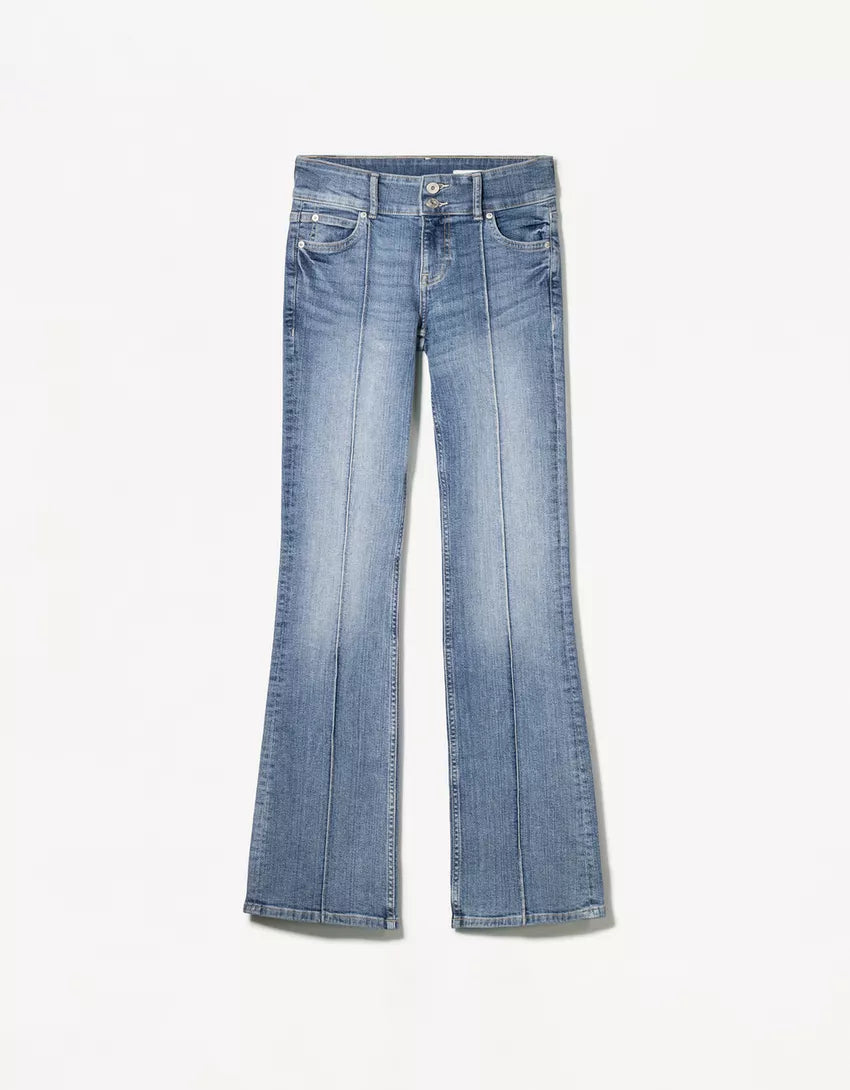 Low Rise Bootcut Jeans
