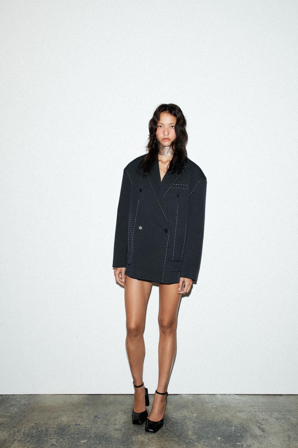 Meravant Midnight Stitch Blazer