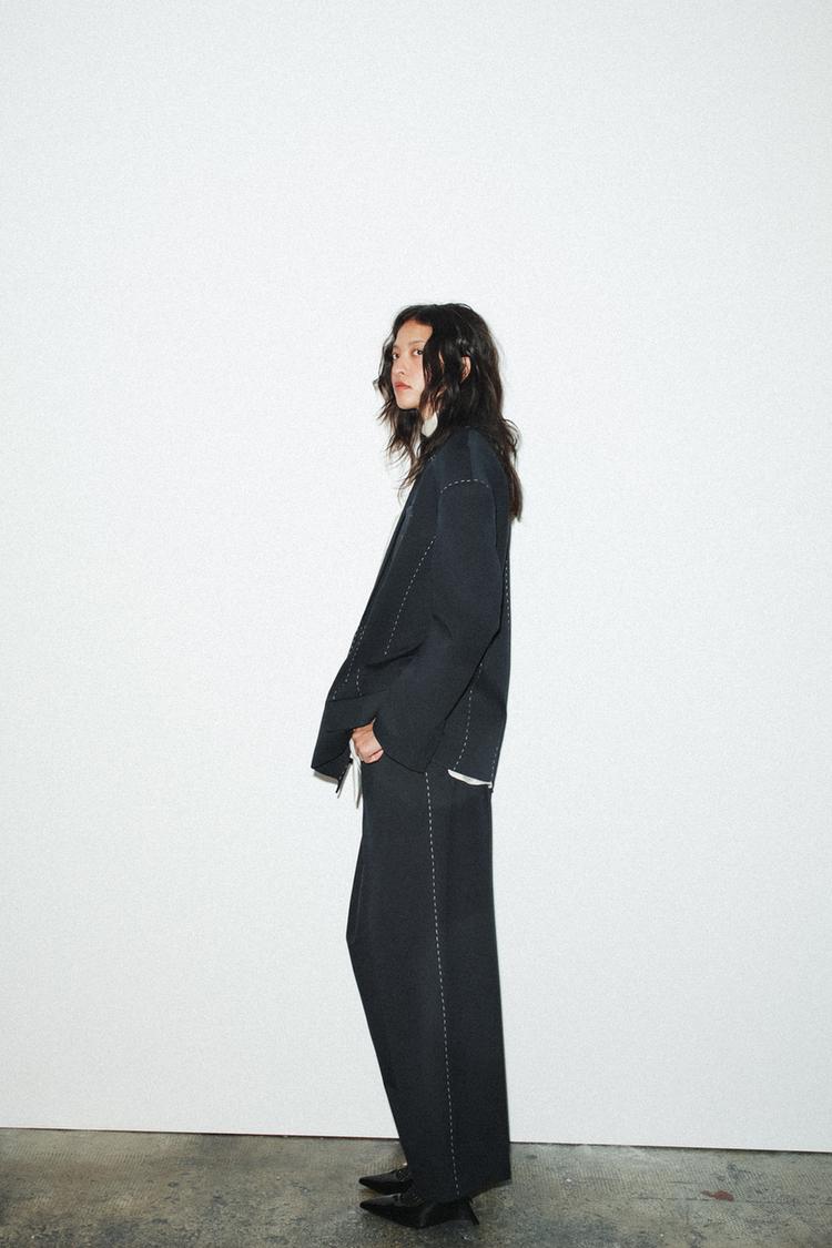 Meravant Midnight Stitch Blazer