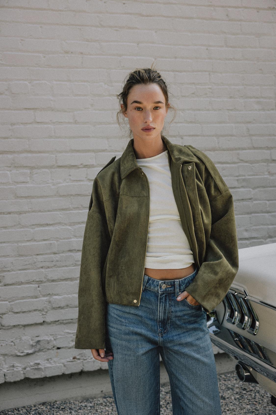 Meravant Suedine look Jacket