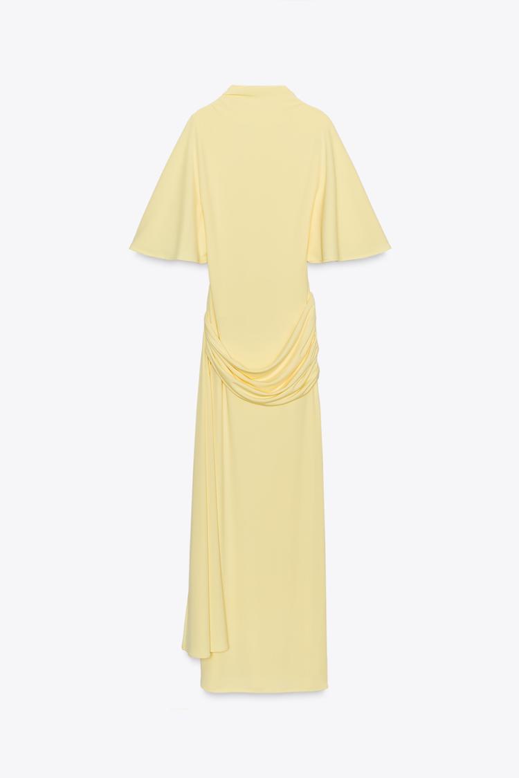 Meravant Celeste Drape Dress