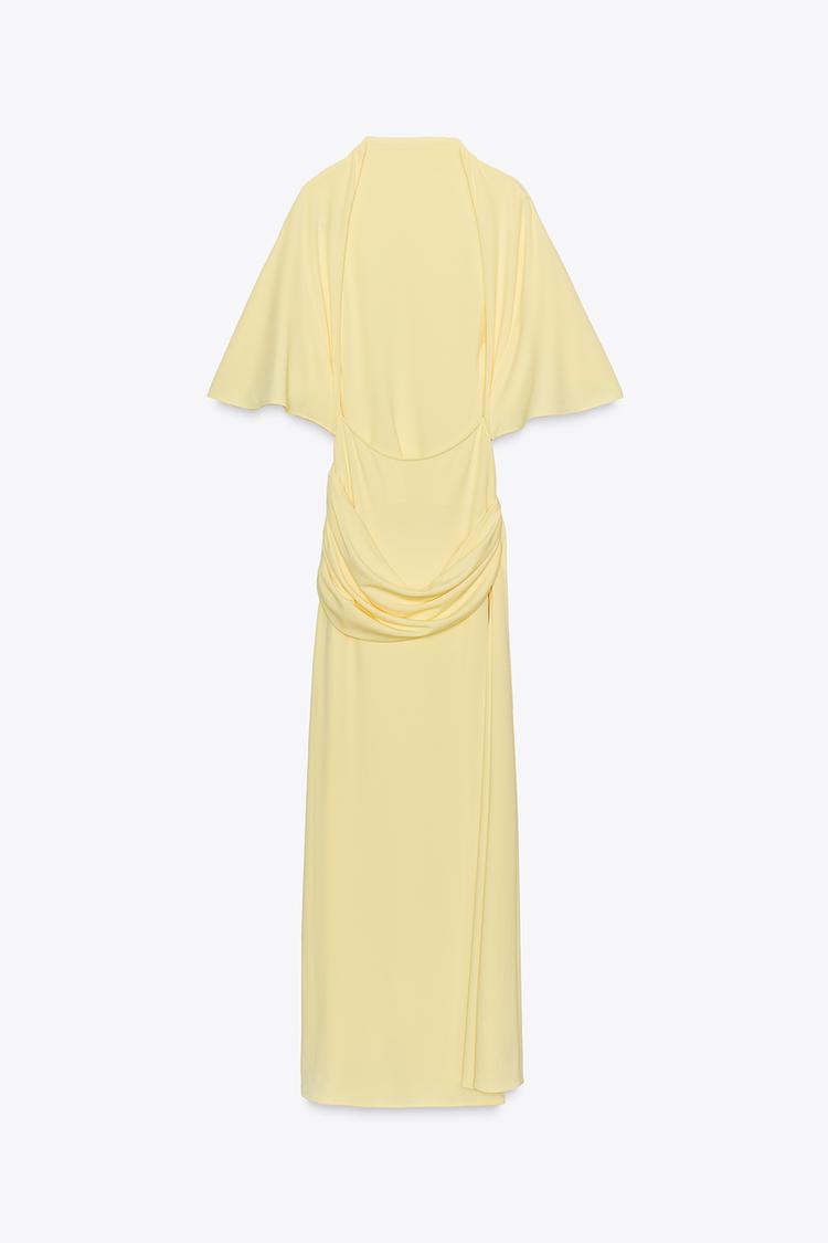 Meravant Celeste Drape Dress