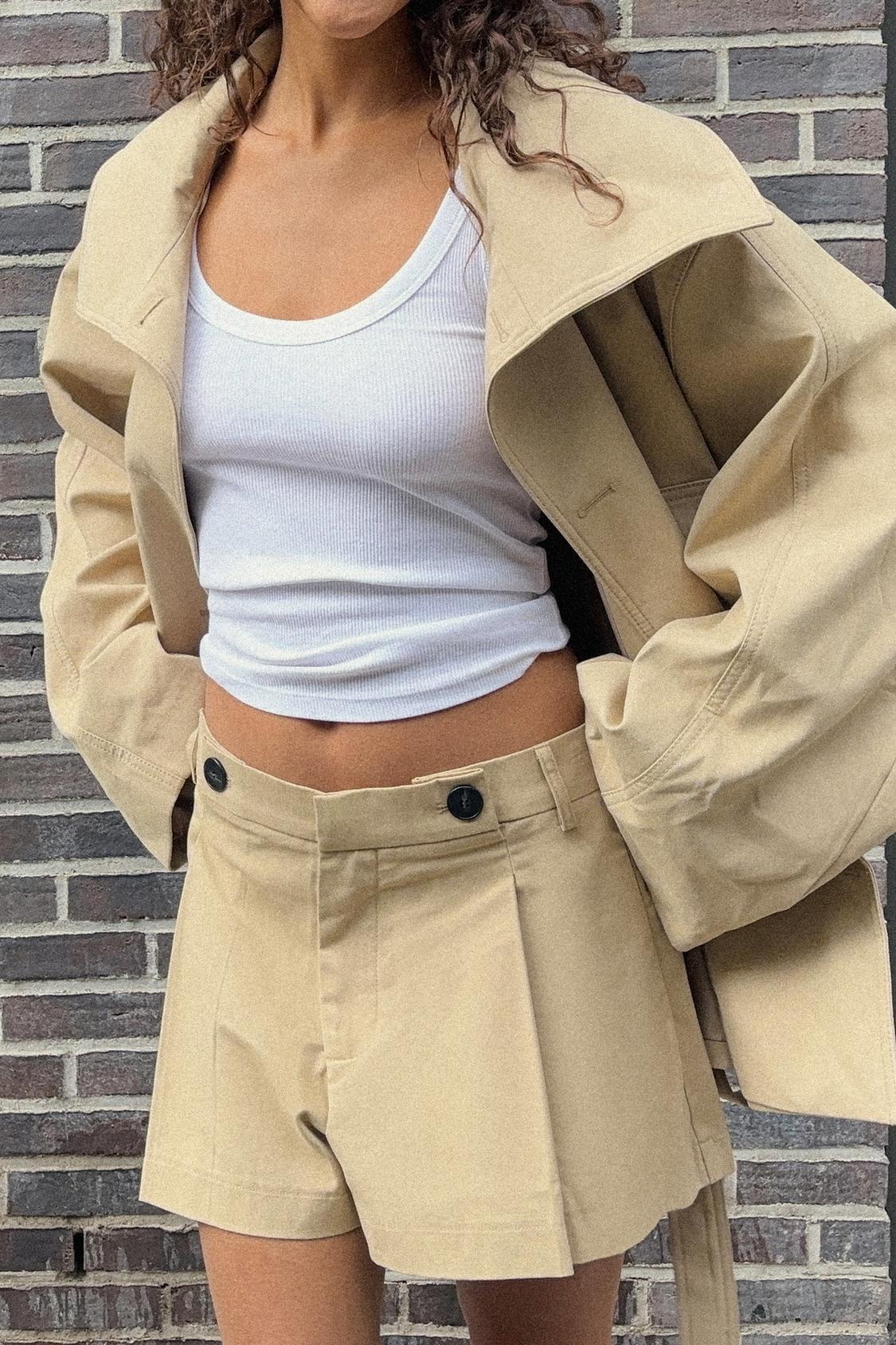 Contour Belted Trench
