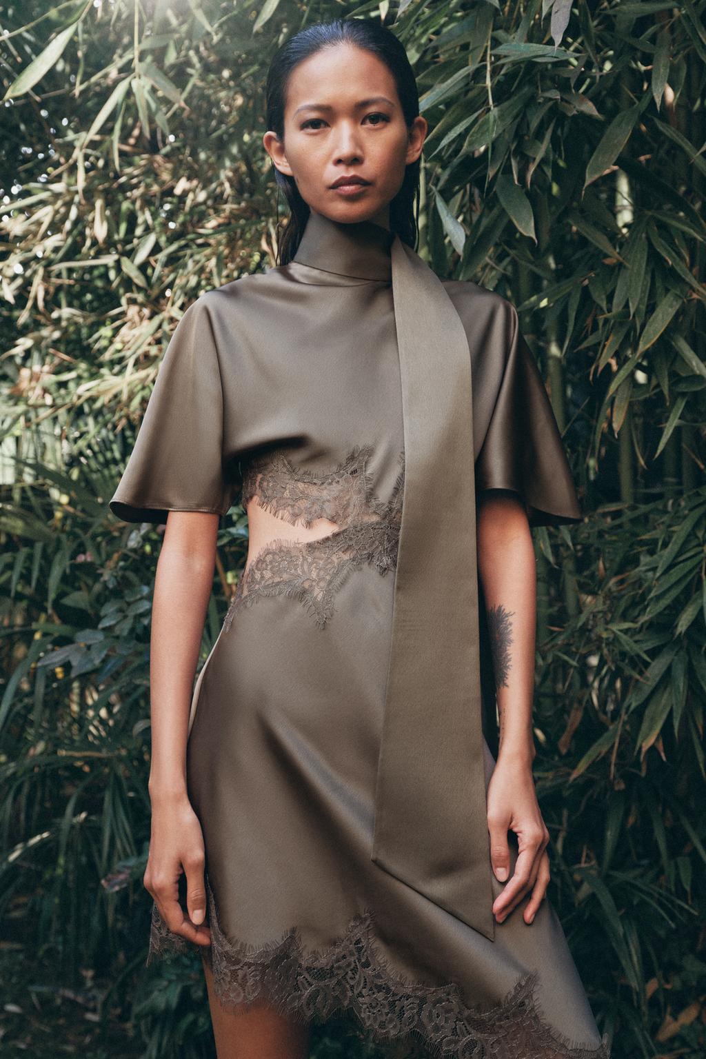 Elara Satin Midi