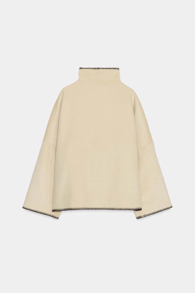 Meravant Contrast Line Coat
