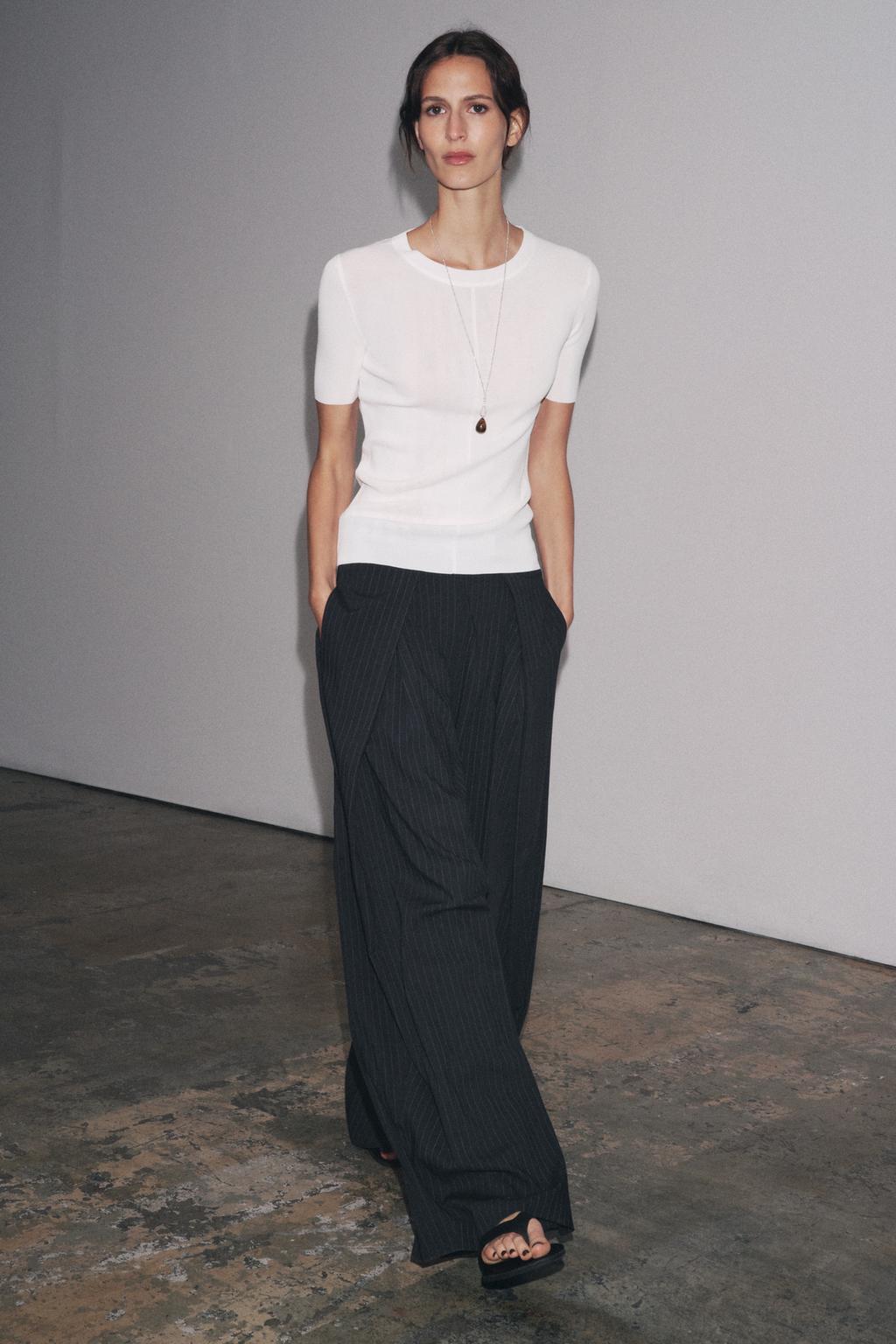 Meravant Pinstripe Trousers