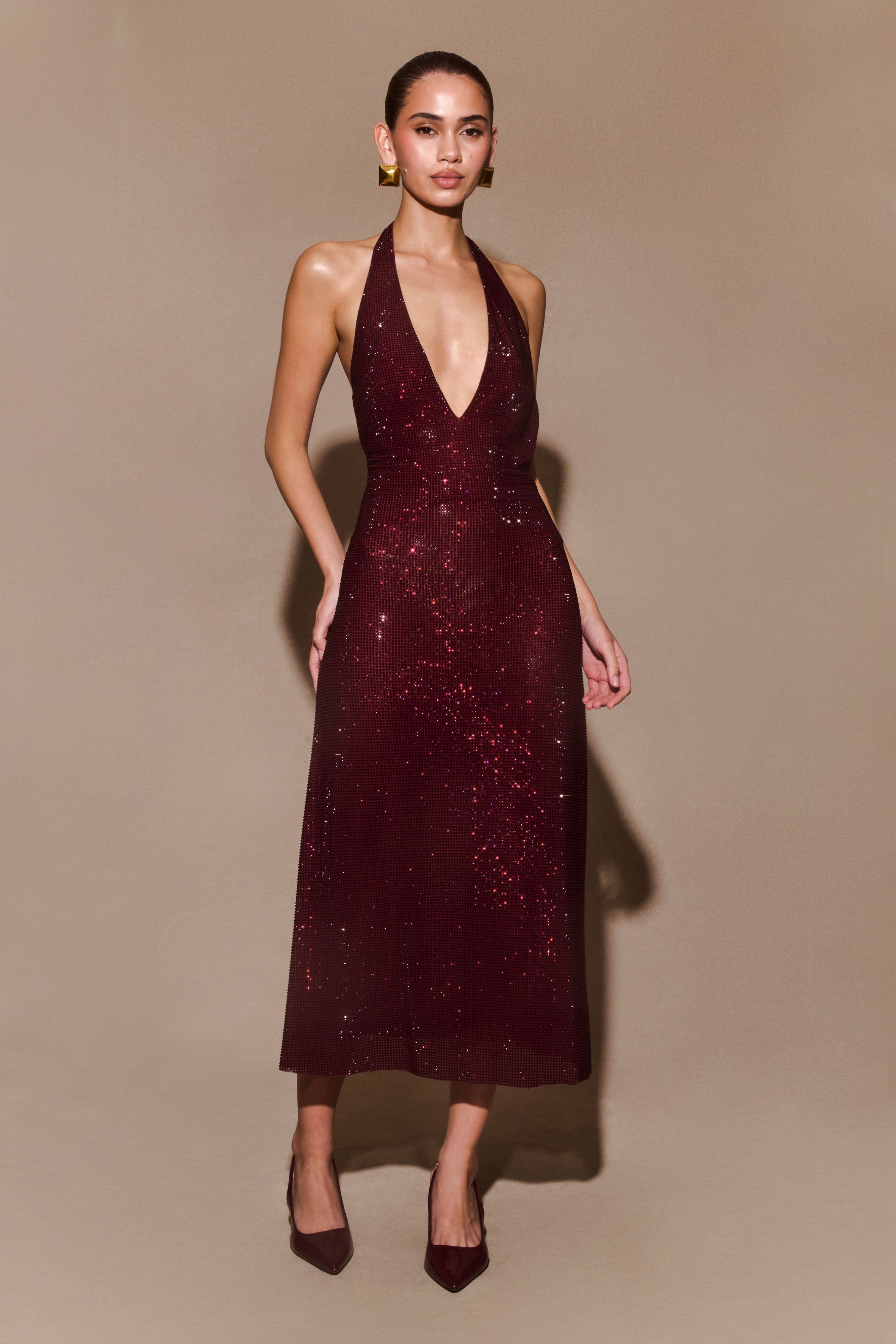 Velvet Ember Gown