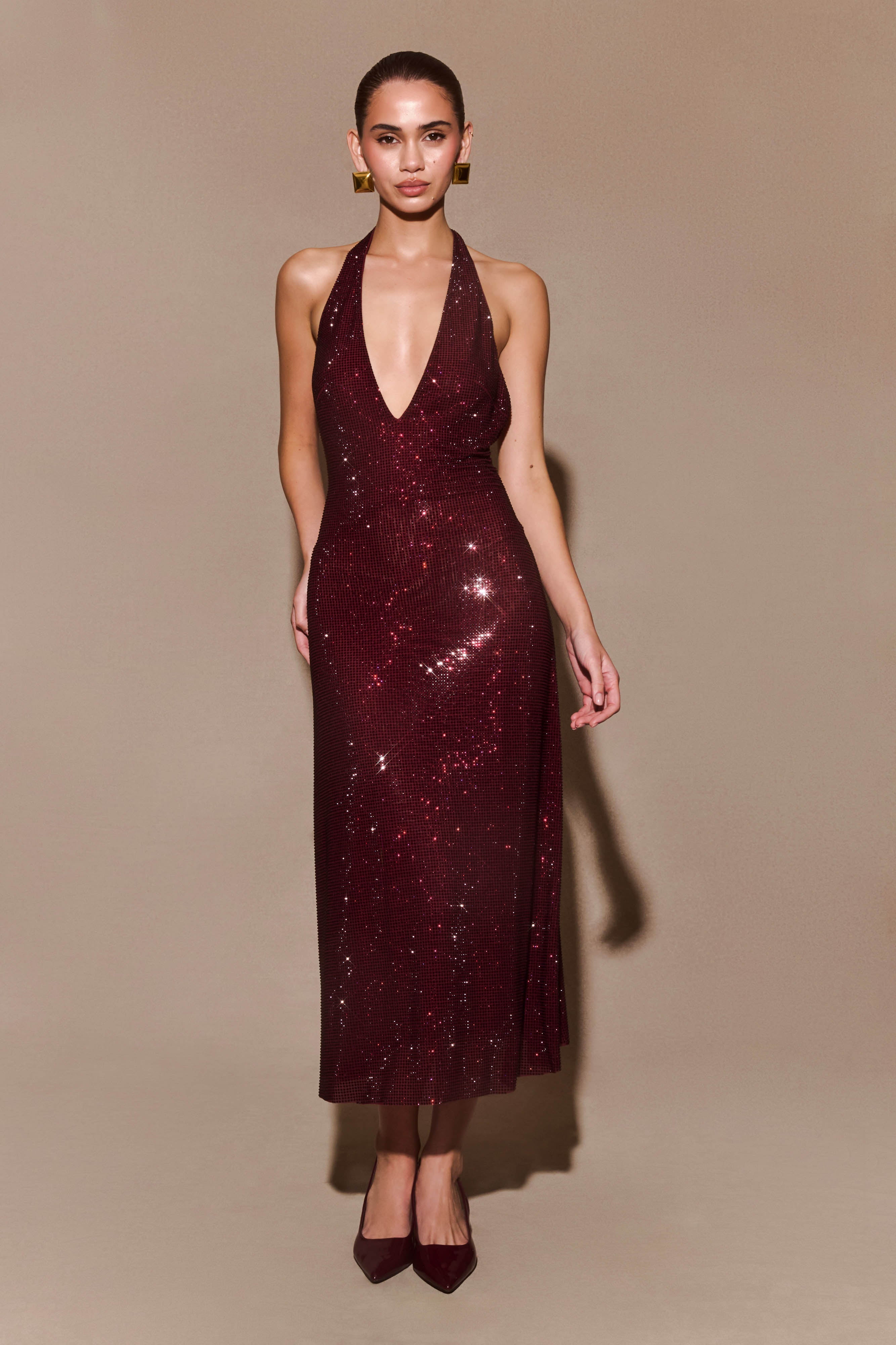 Velvet Ember Gown
