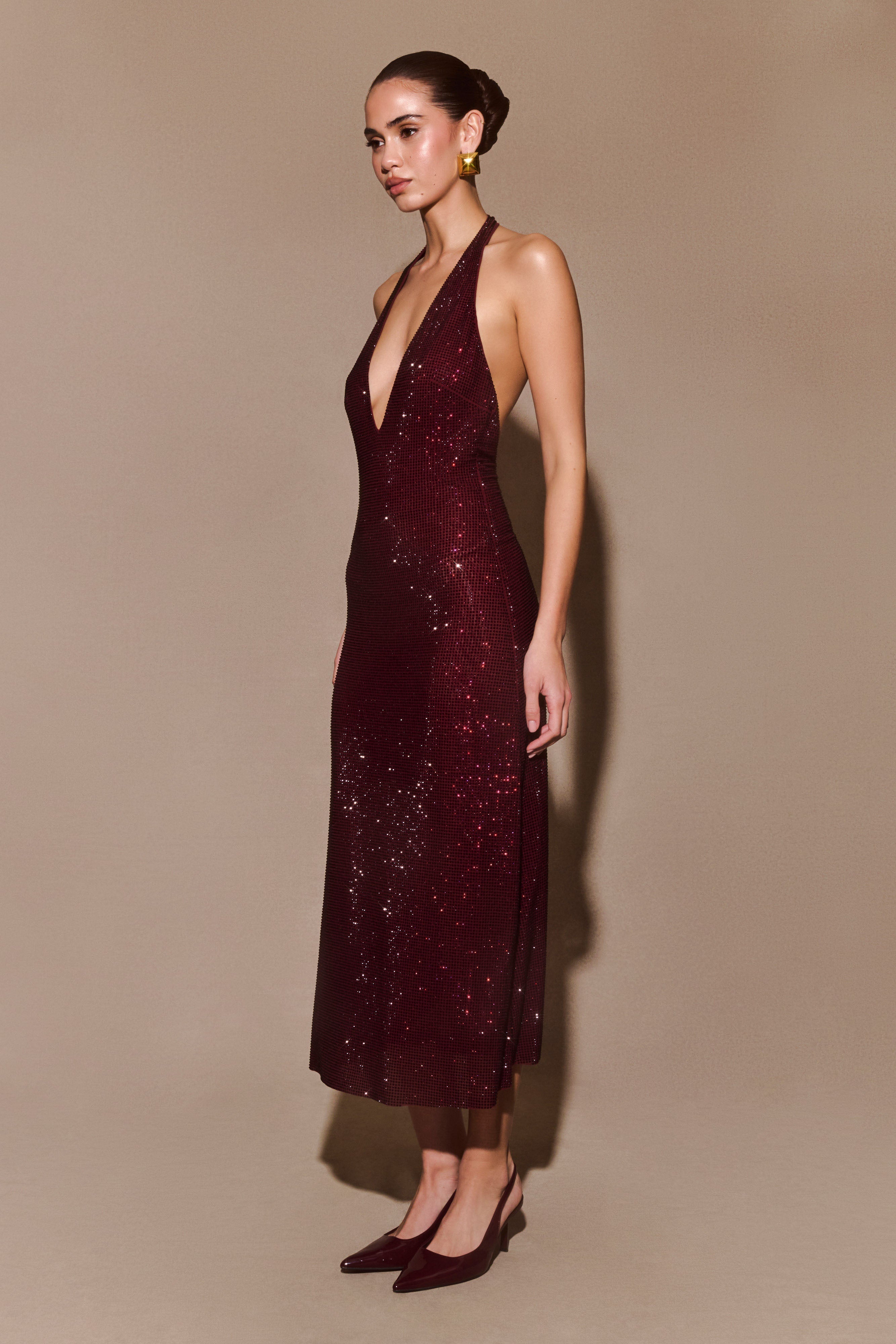 Velvet Ember Gown