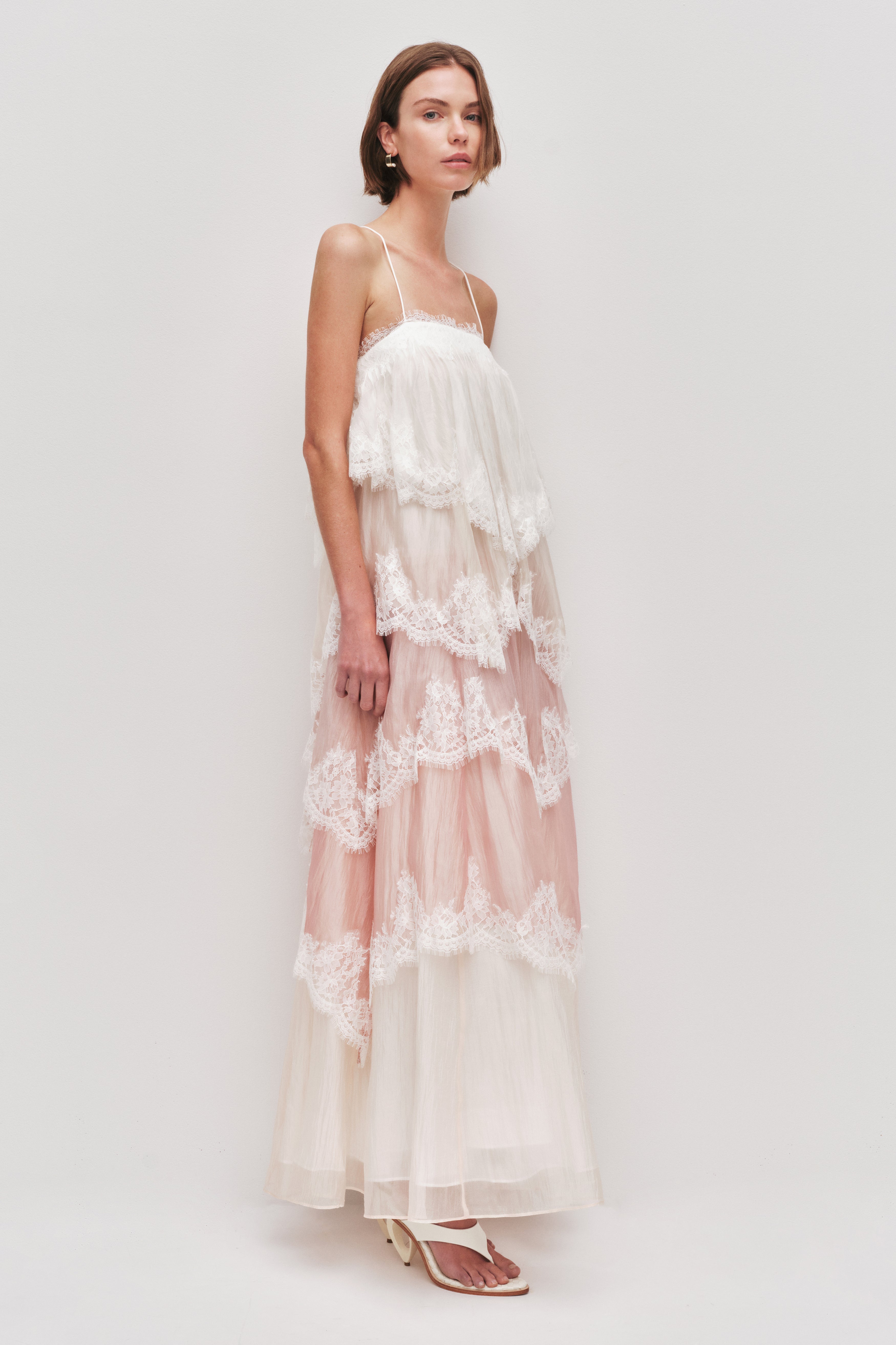 Marielle Lace Tier Maxi