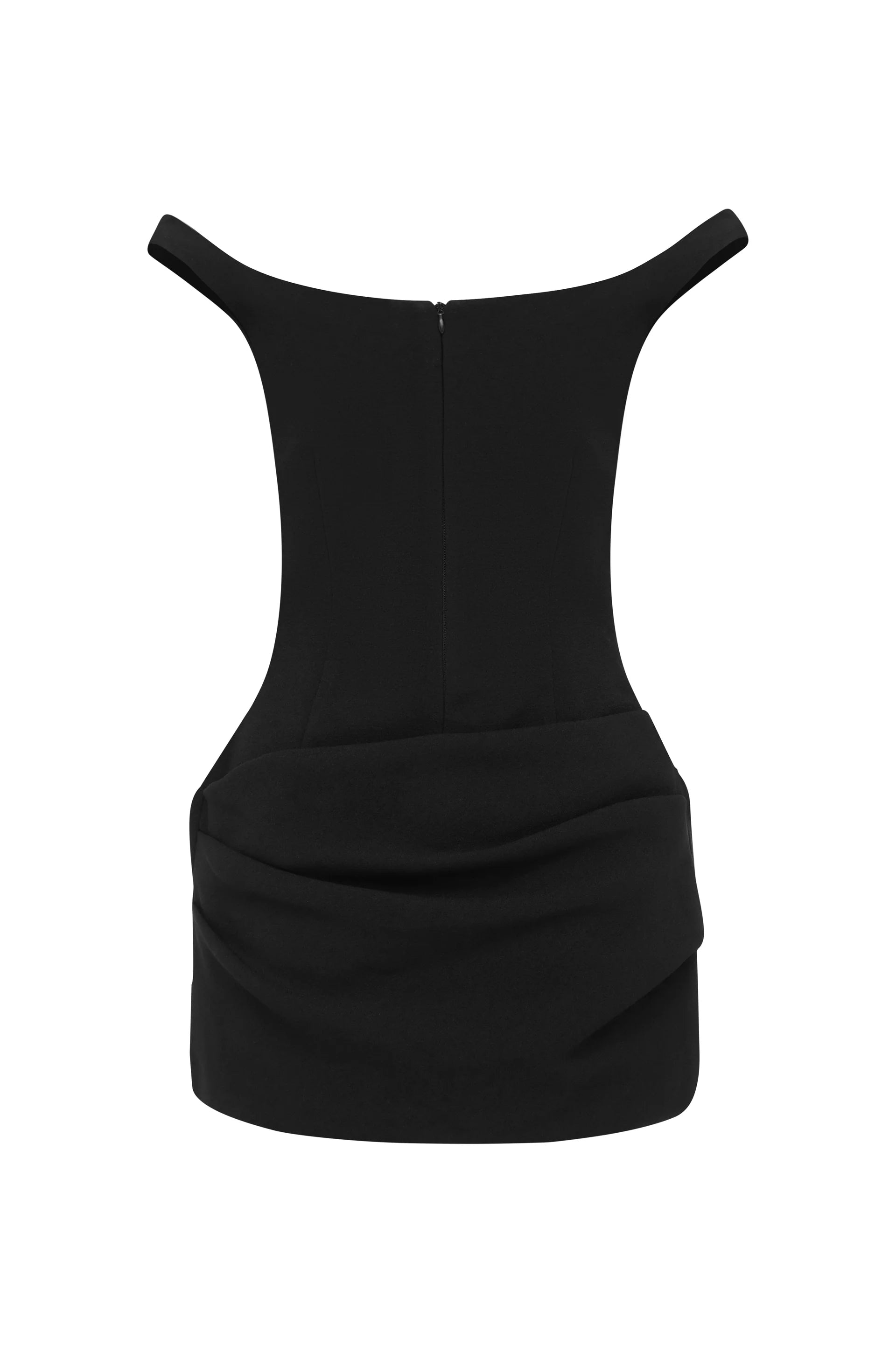 Midnight Sculpted Mini Dress