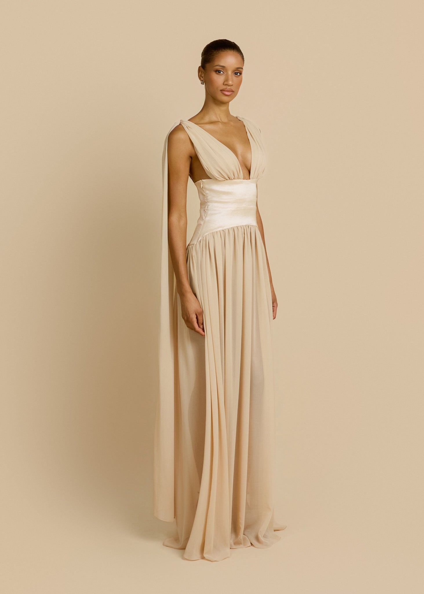 Isabella Draped Maxi