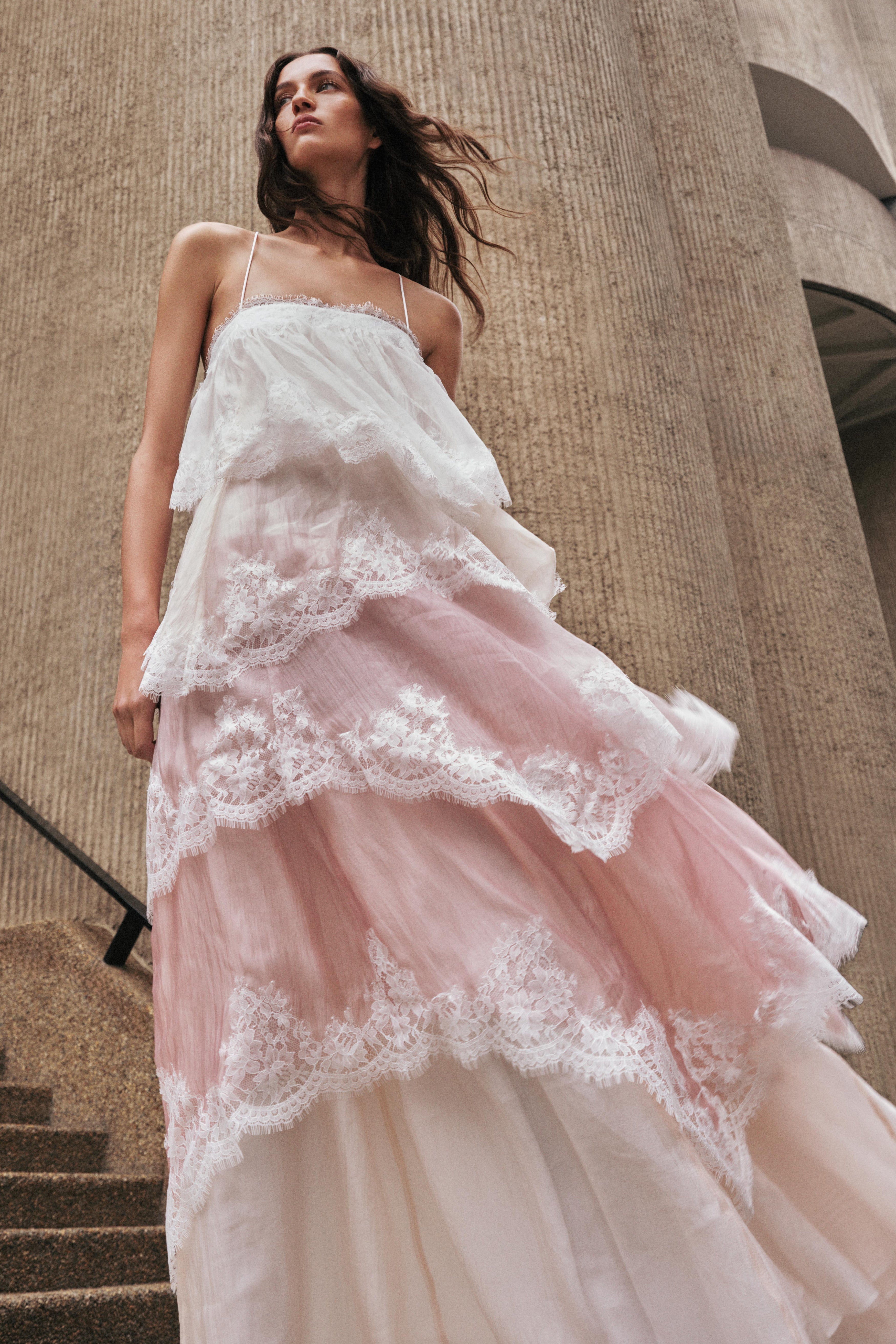 Marielle Lace Tier Maxi