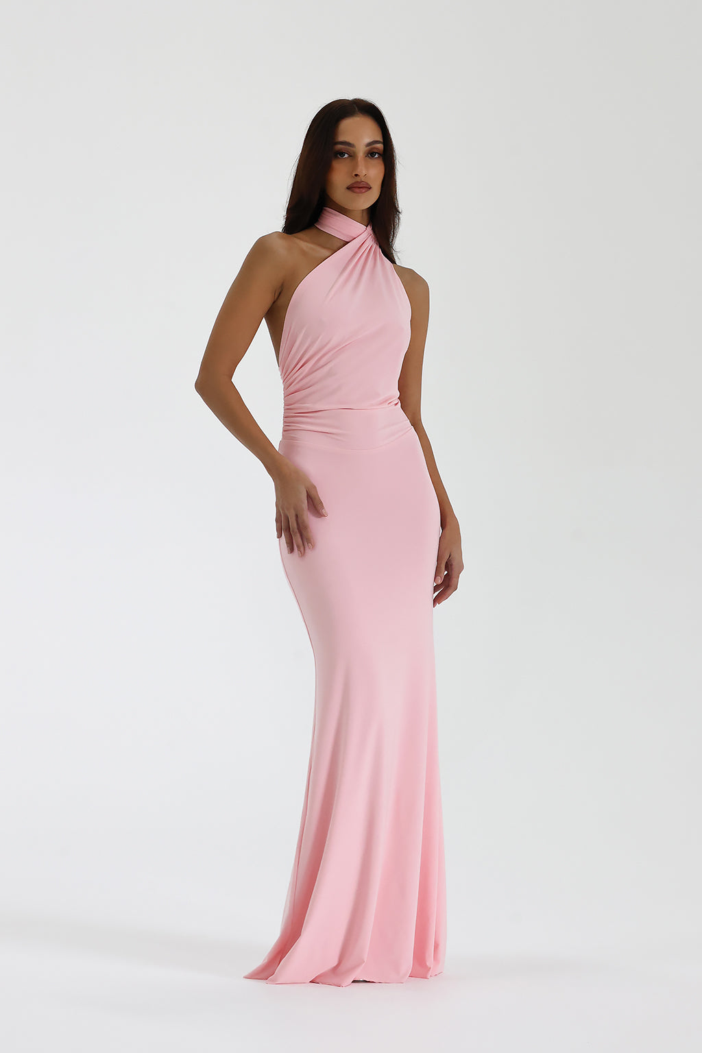 Seraya One-Shoulder Gown