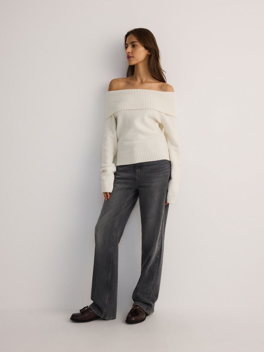 Meravant Off Shoulder Sweater