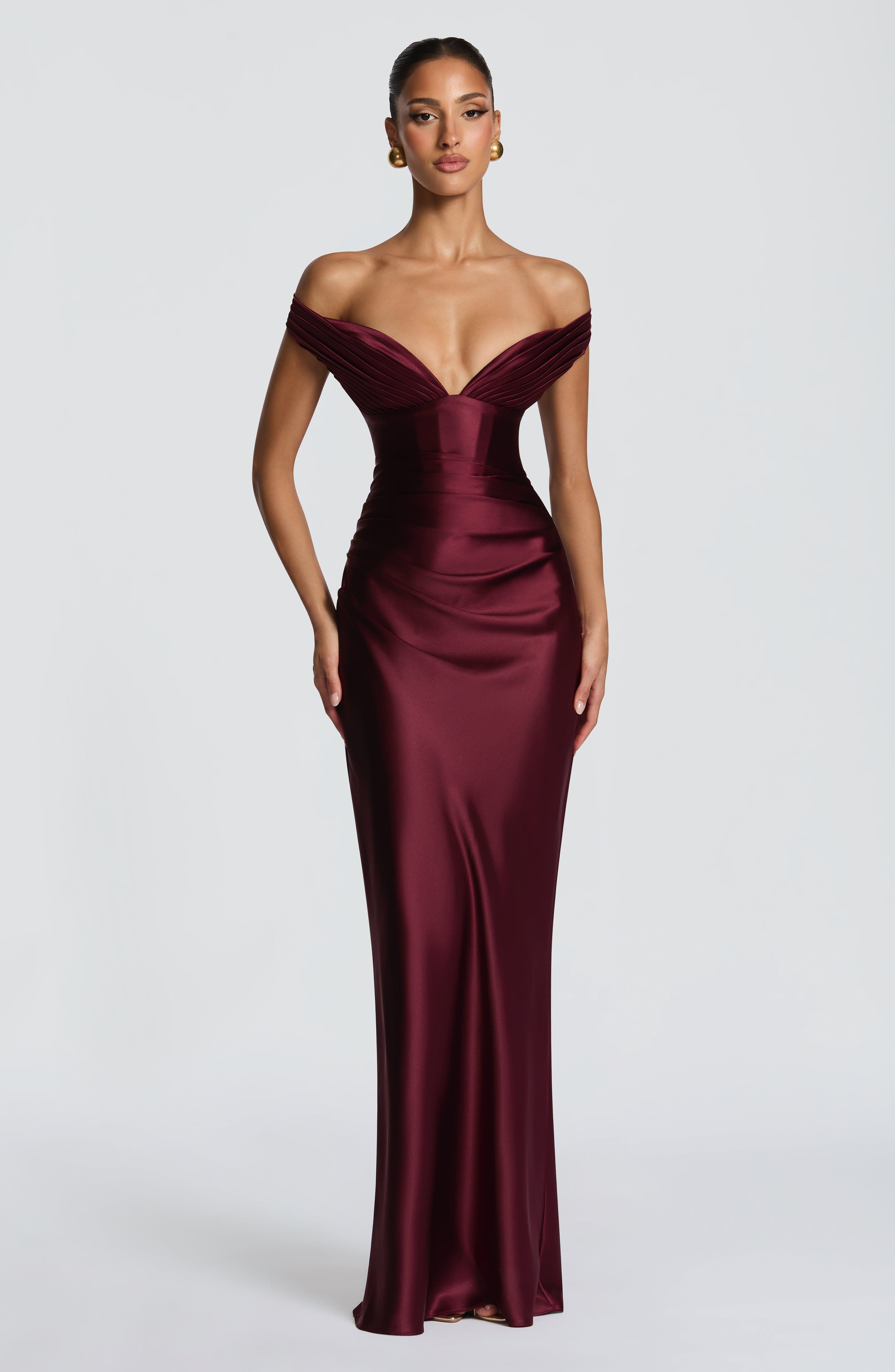 Seravine Satin Gown