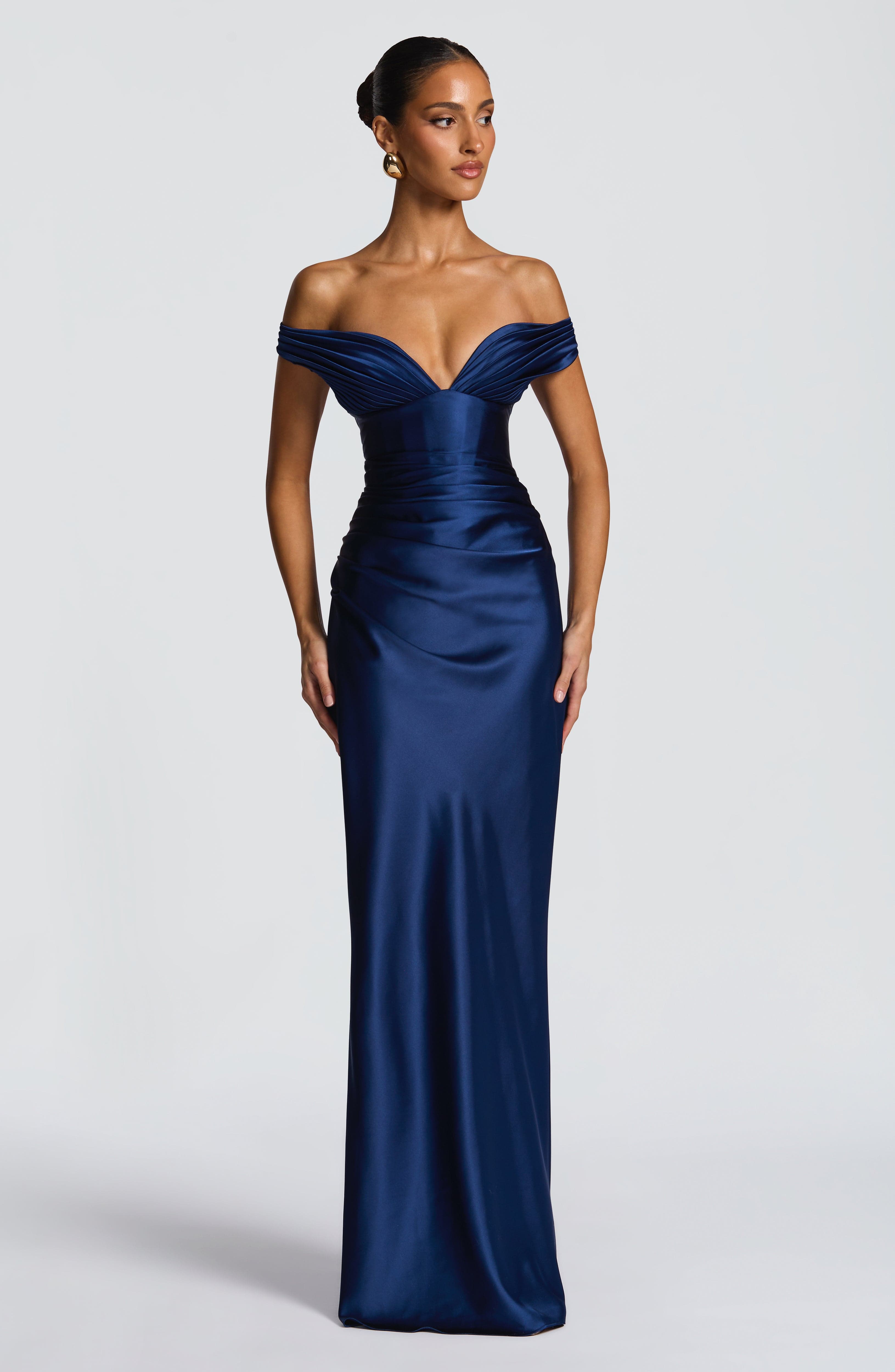 Seravine Satin Gown