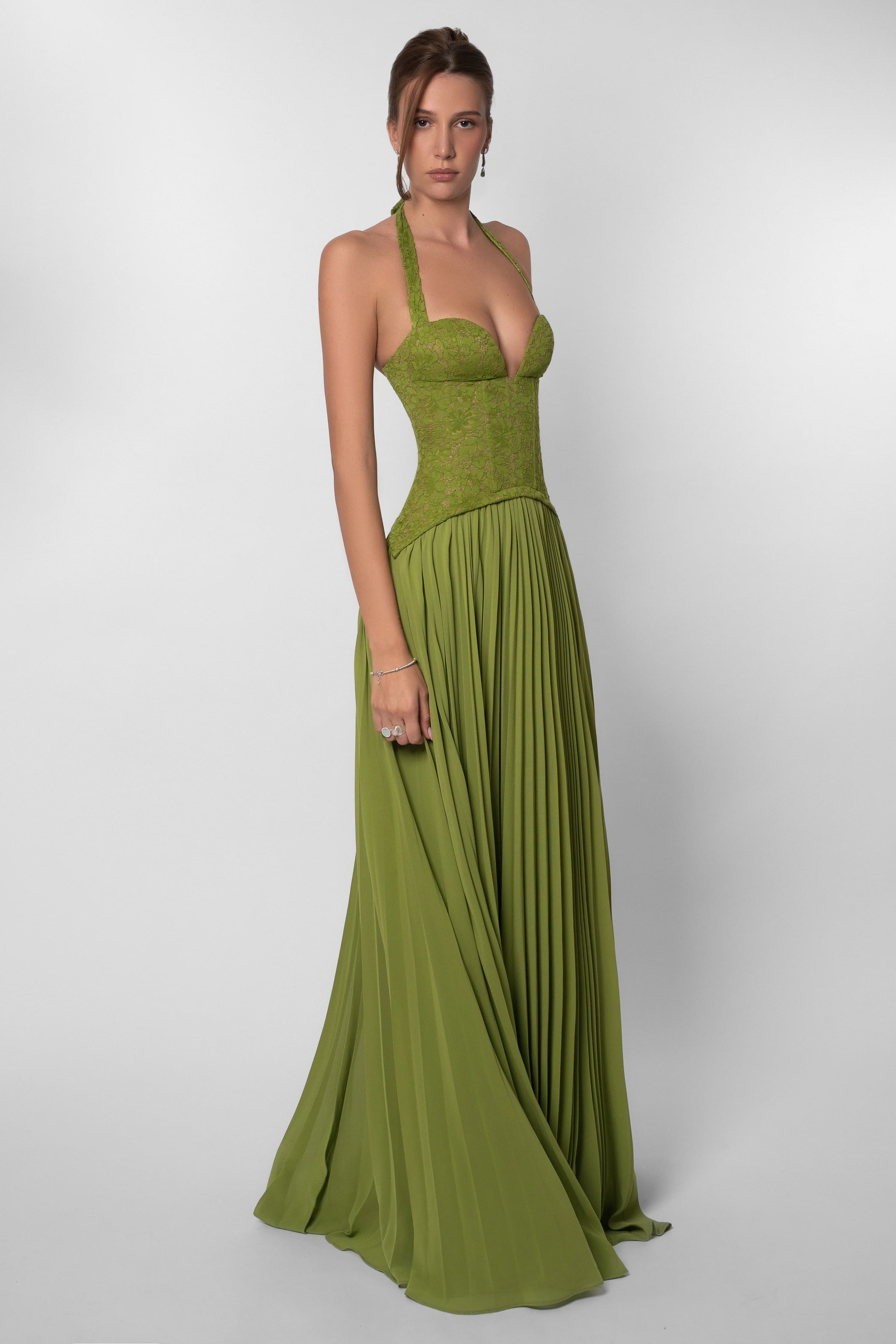 Adele Halter Maxi Dress