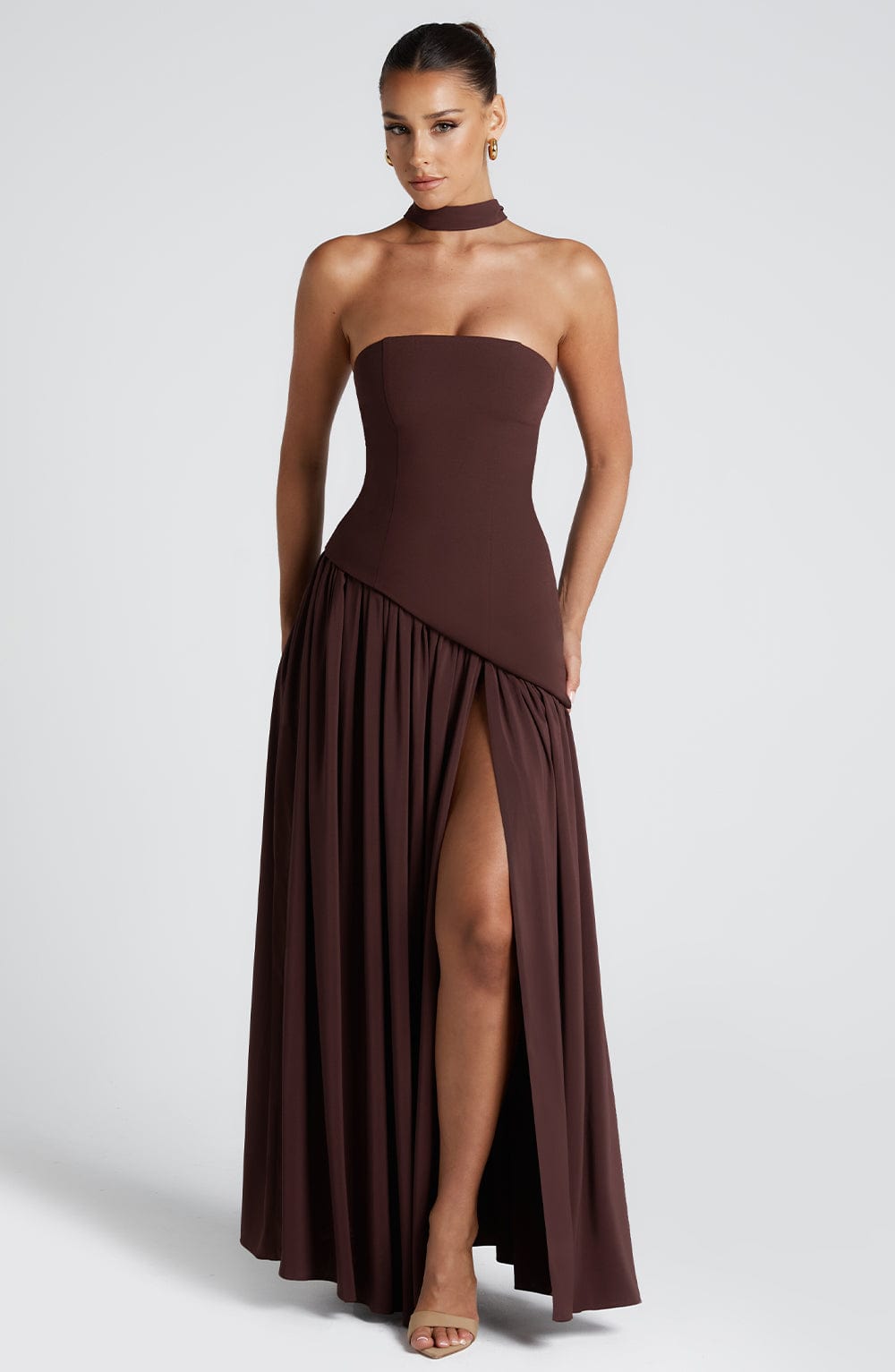 Solenne Umber Dress