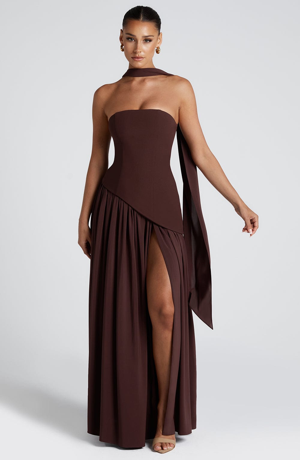 Solenne Umber Dress