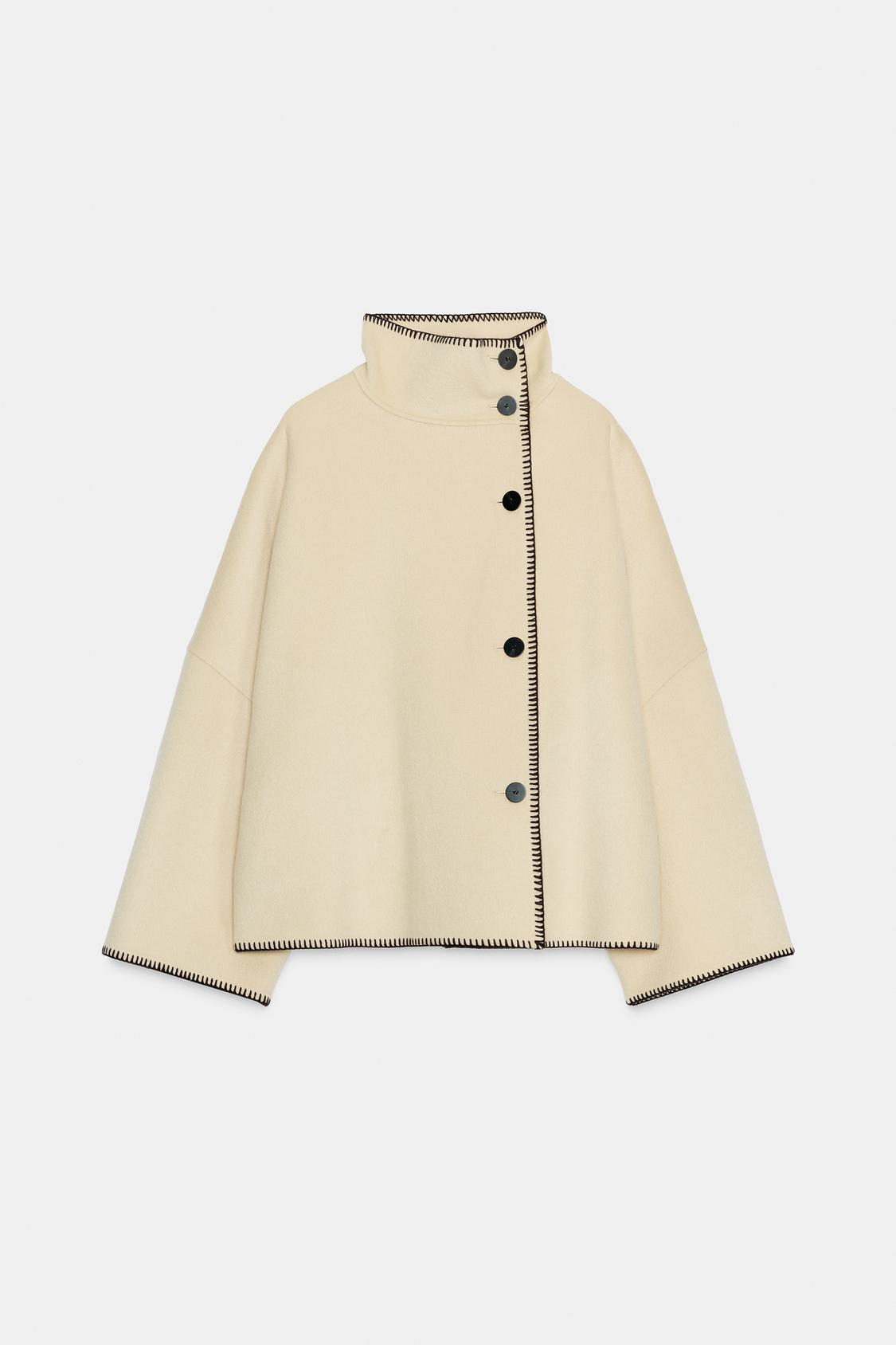 Meravant Contrast Line Coat