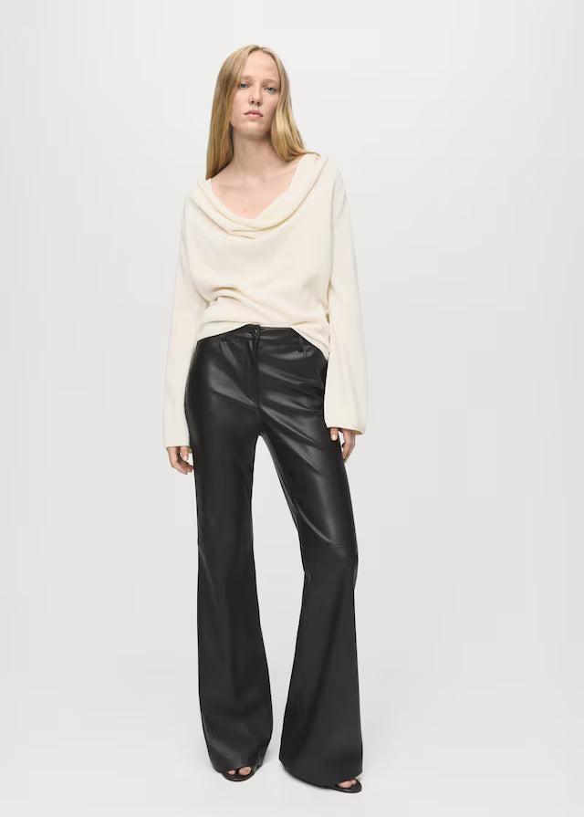 Meravant Maple Leather Trousers