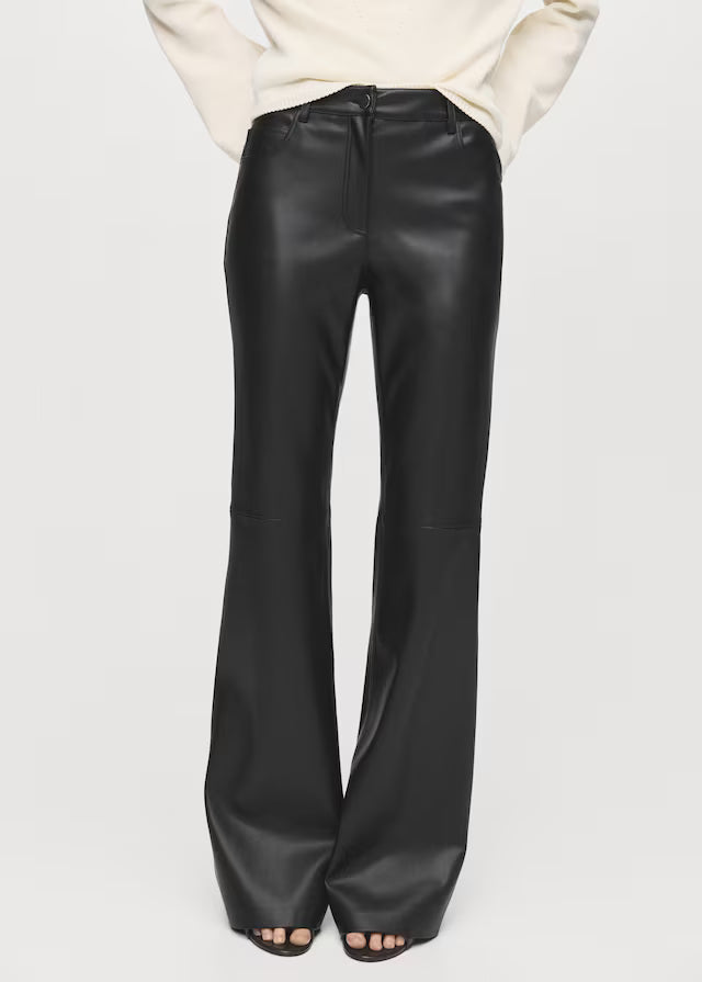 Meravant Maple Leather Trousers