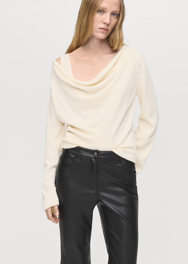 Meravant Maple Leather Trousers