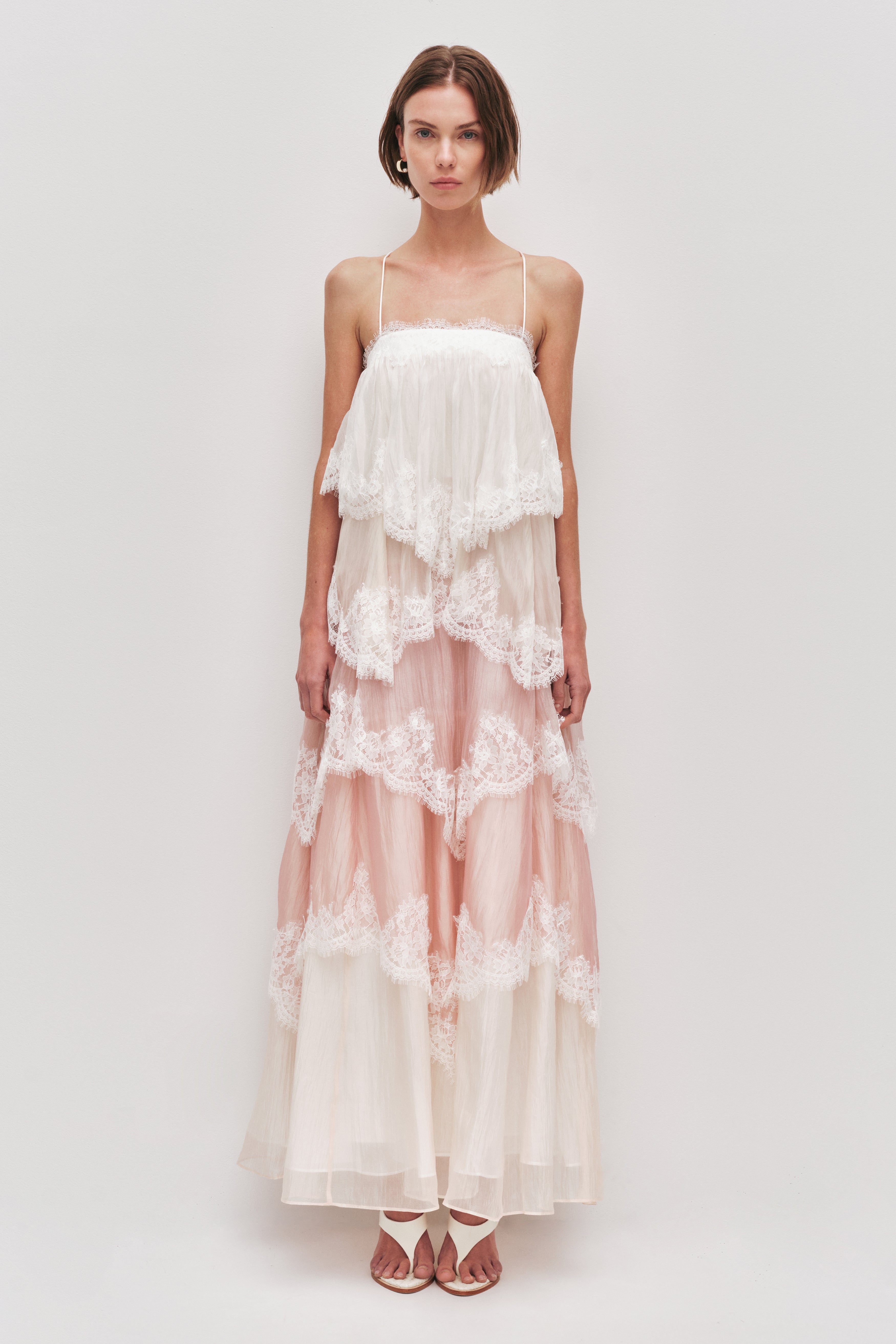 Marielle Lace Tier Maxi
