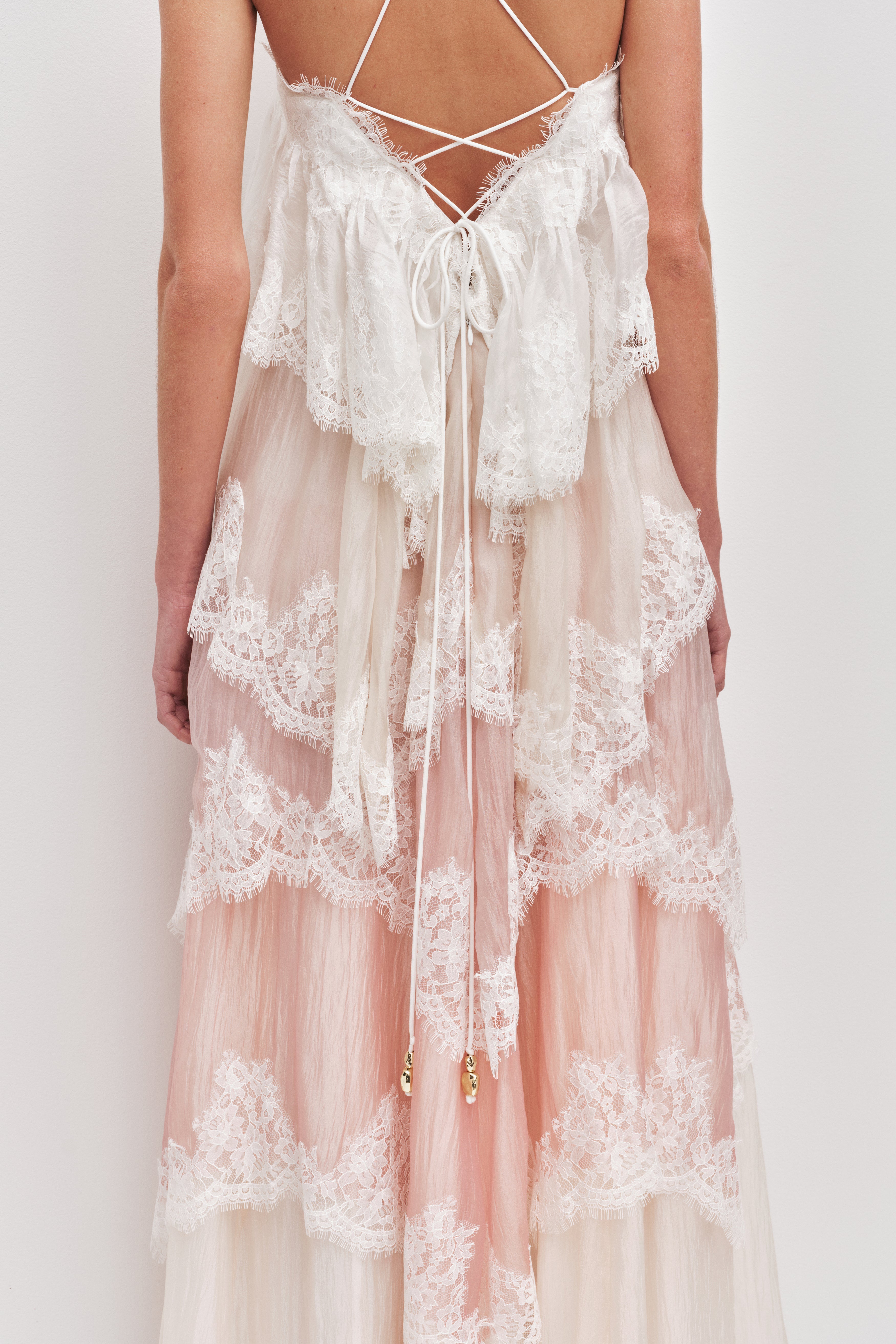 Marielle Lace Tier Maxi