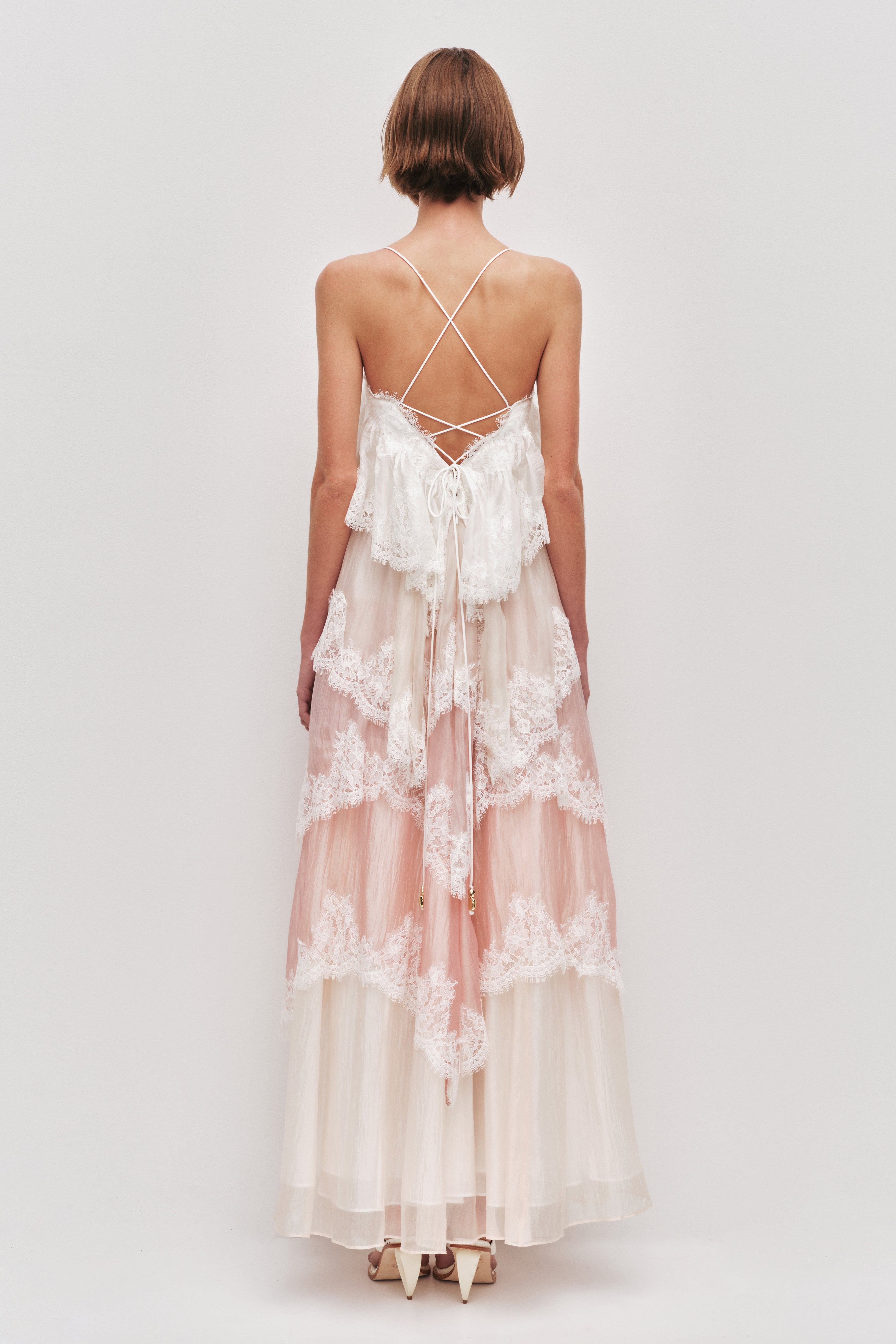 Marielle Lace Tier Maxi