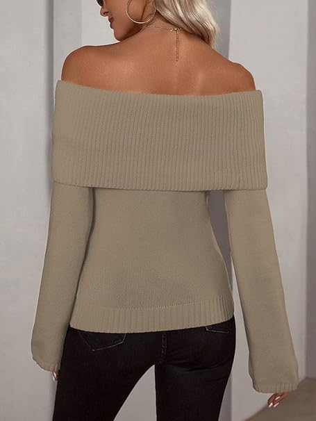 Meravant Off Shoulder Sweater