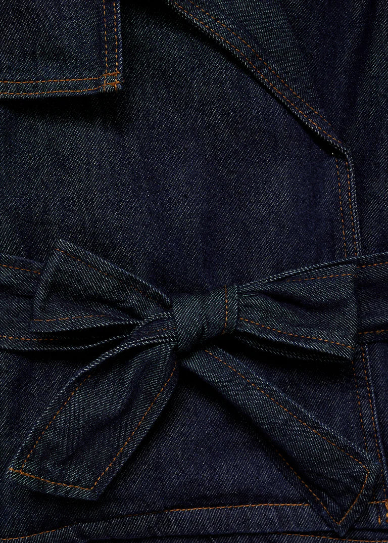 Frostline Denim Trench
