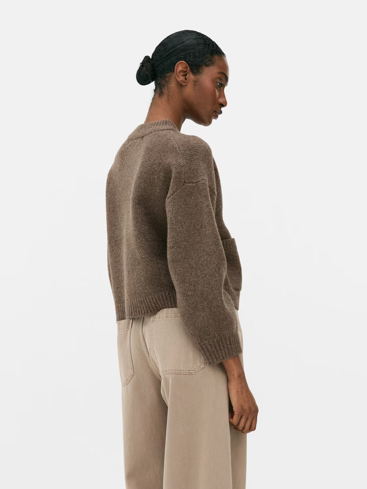 Meravant Knitted Bomber Cardigan