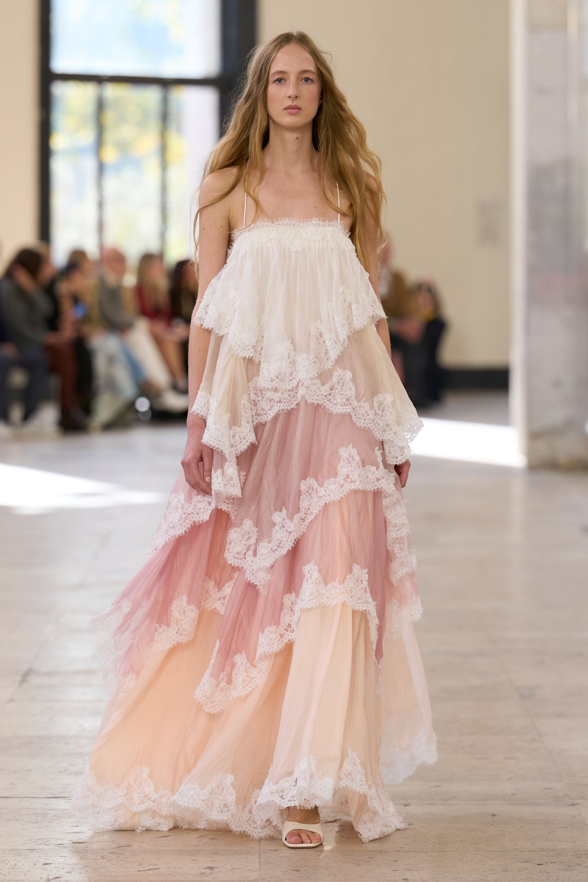 Marielle Lace Tier Maxi