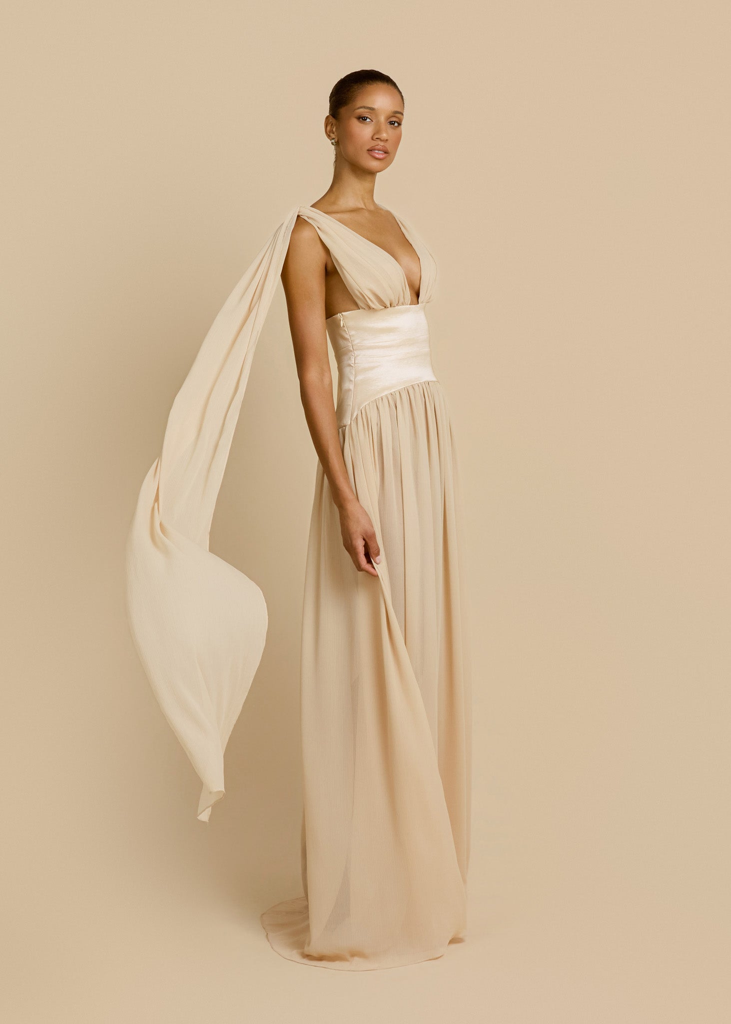 Isabella Draped Maxi