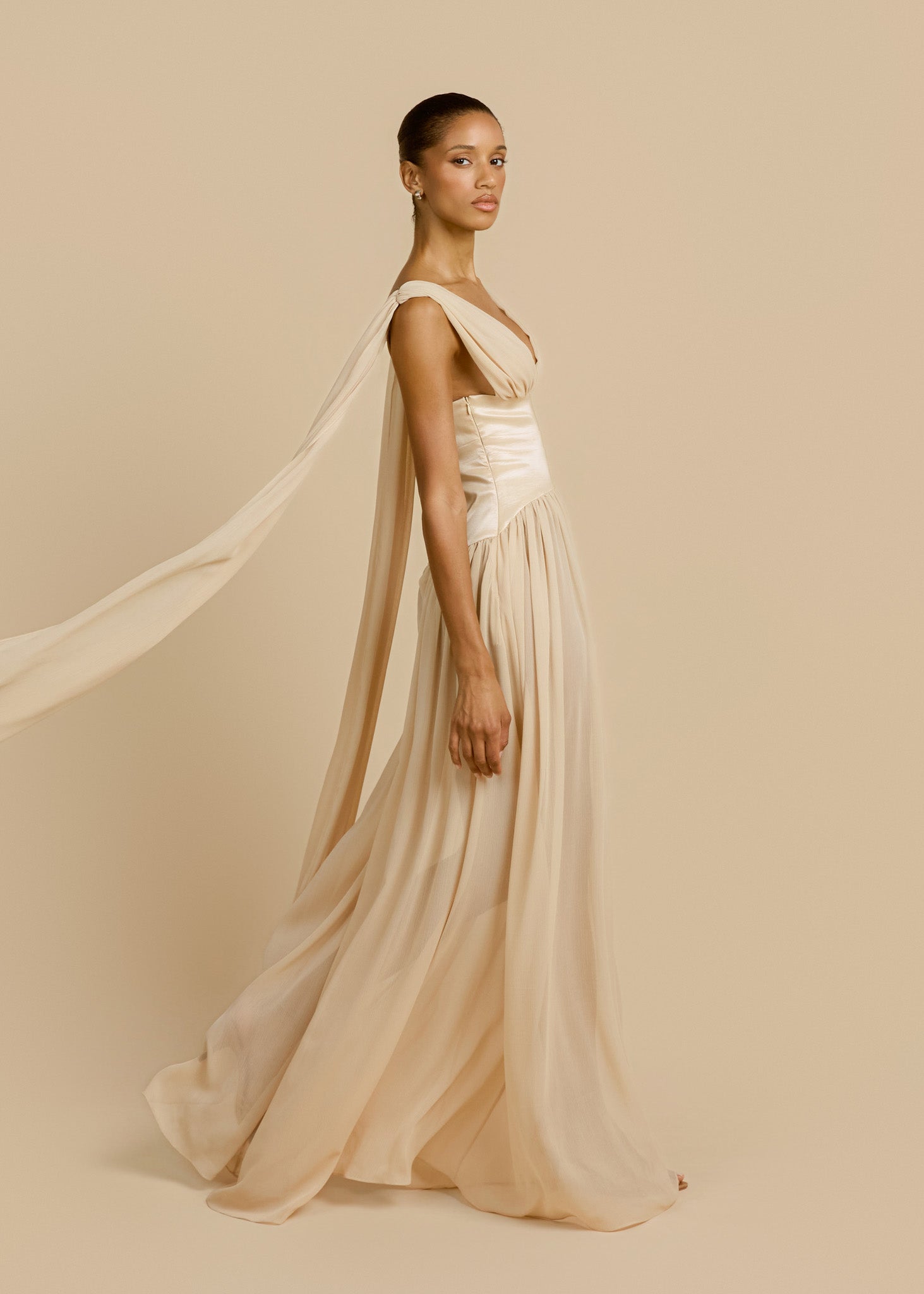 Isabella Draped Maxi