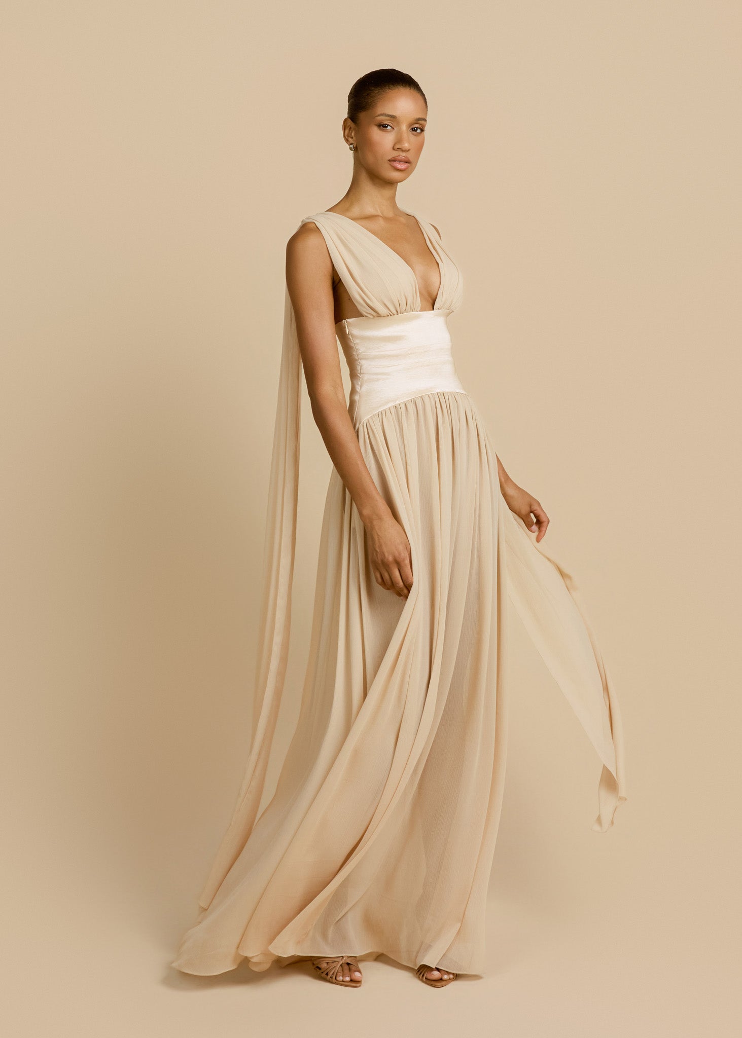 Isabella Draped Maxi