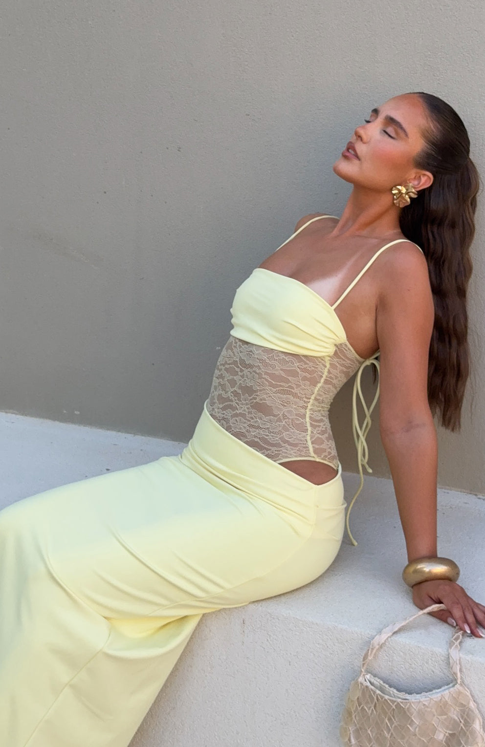 Buttercream Corset Winter Gown