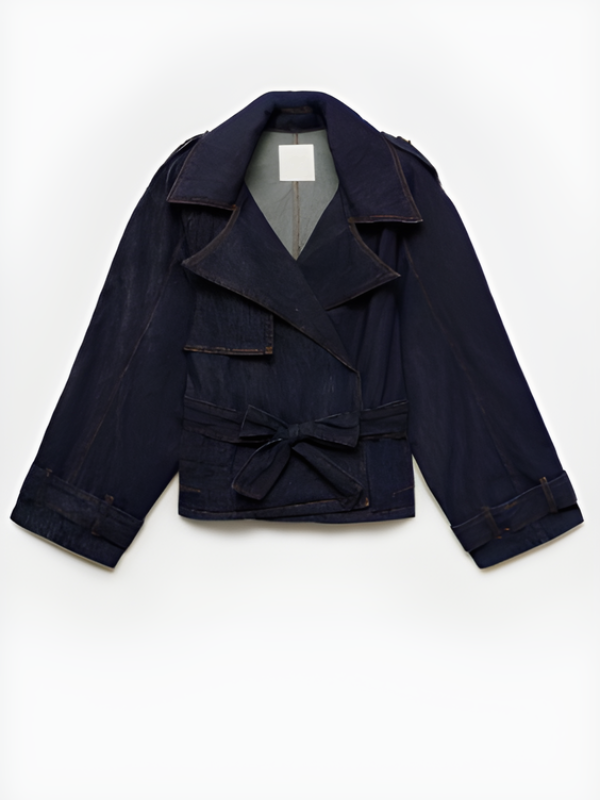 Frostline Denim Trench