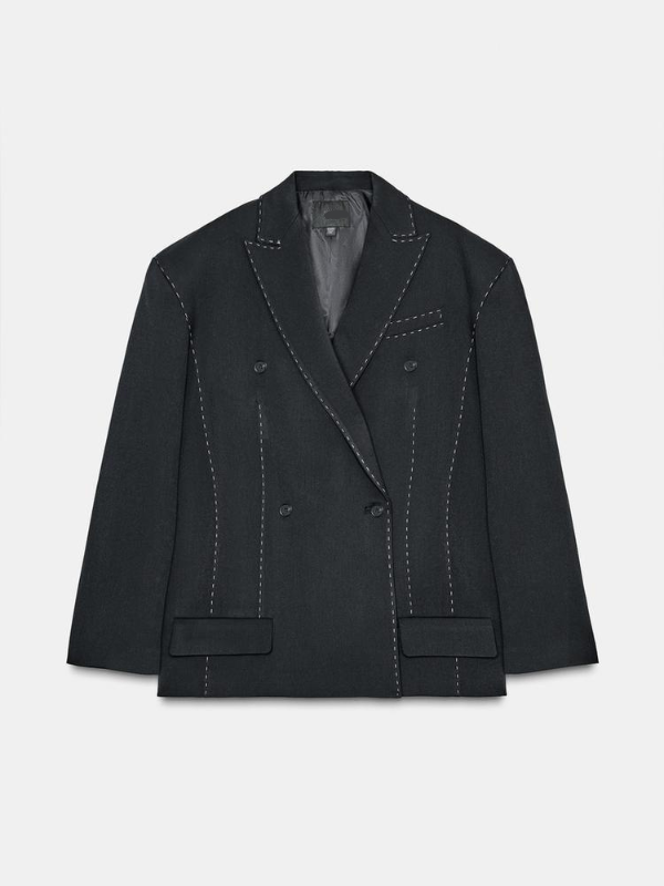 Meravant Midnight Stitch Blazer