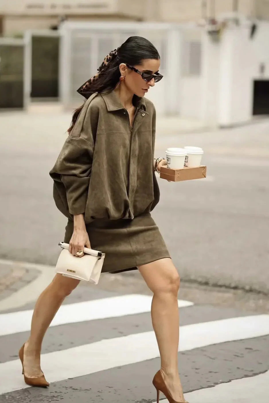 Meravant Suedine look Jacket