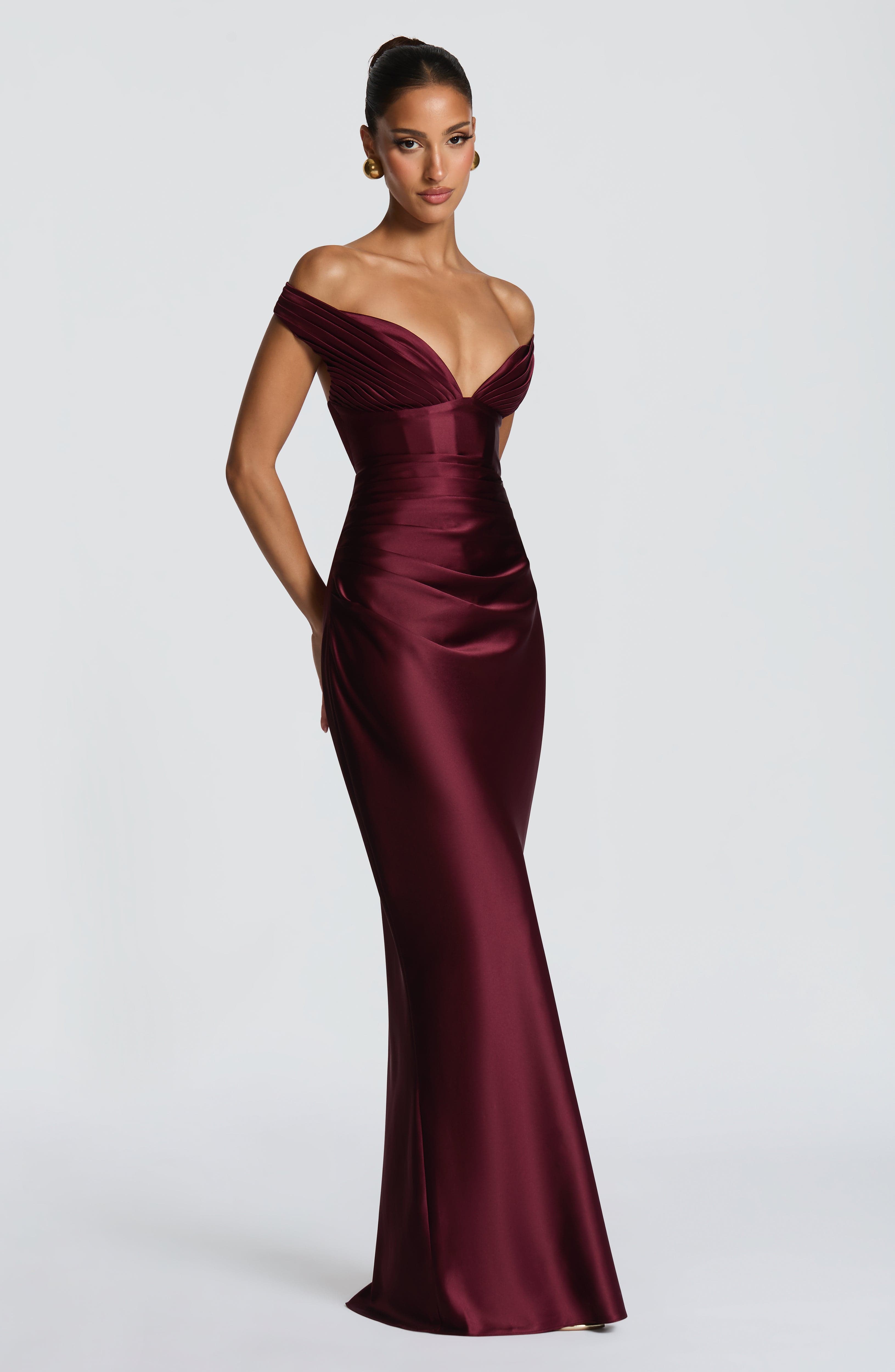 Seravine Satin Gown