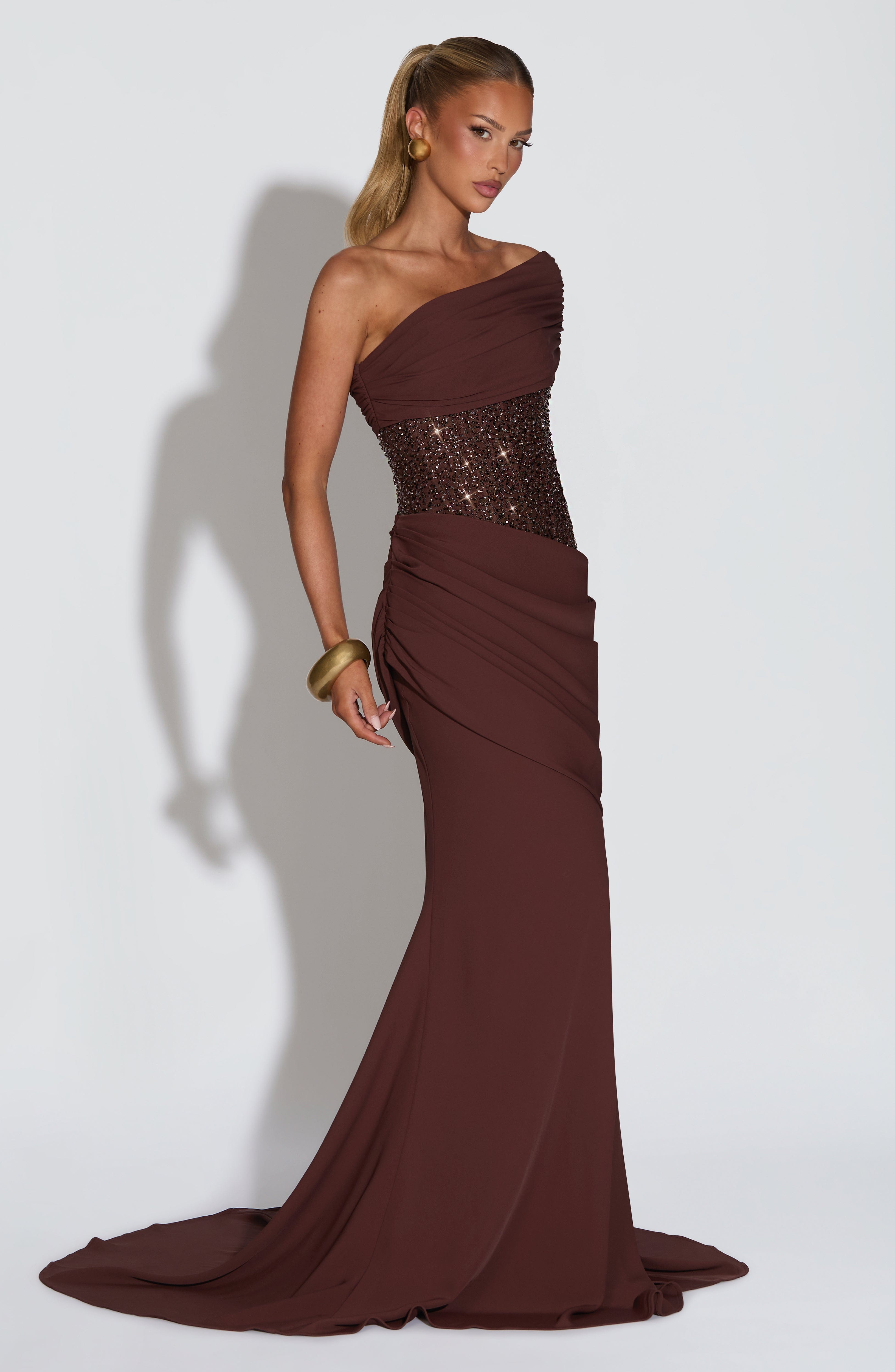 Opulence One Shoulder Gown