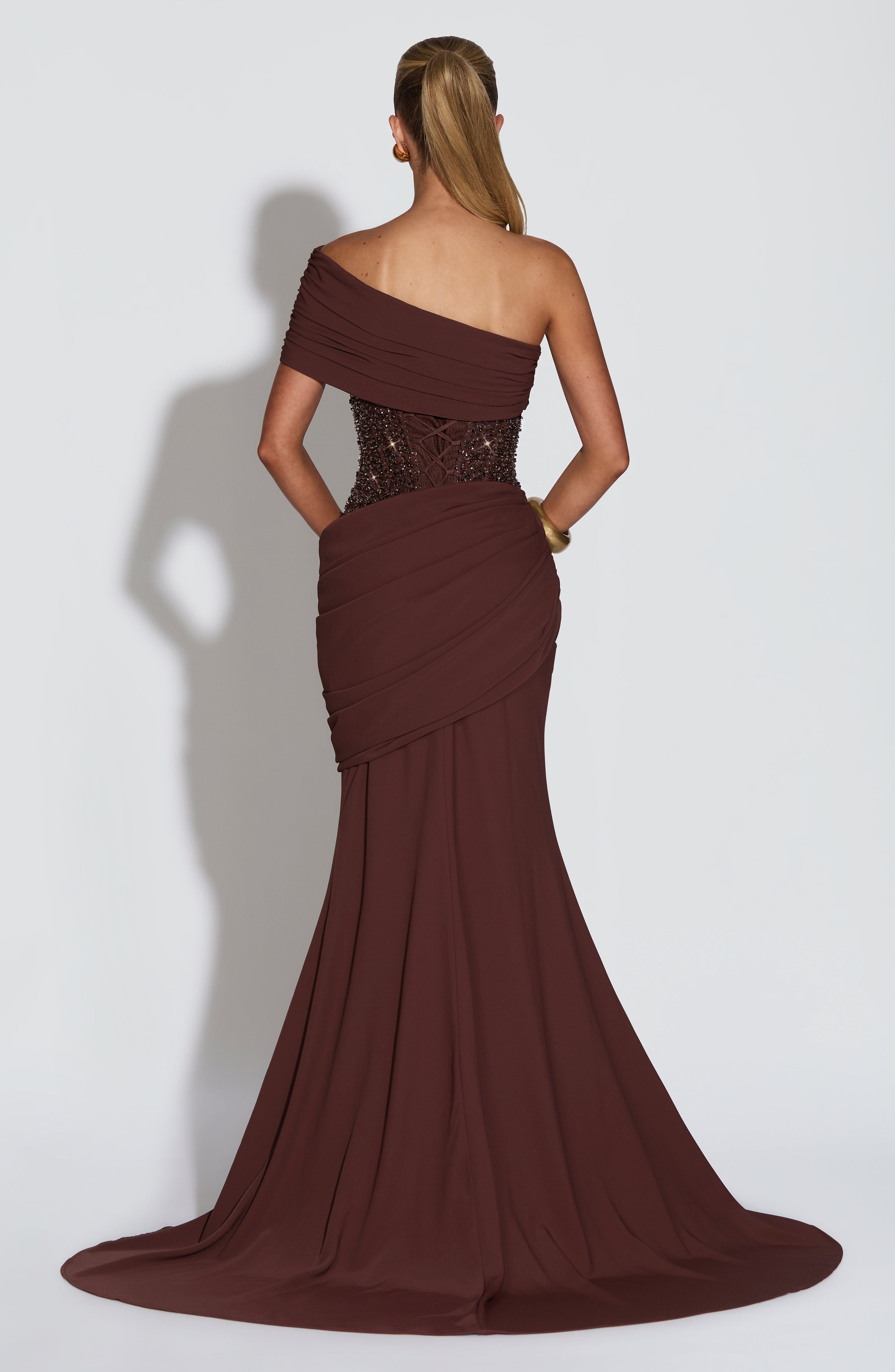 Opulence One Shoulder Gown