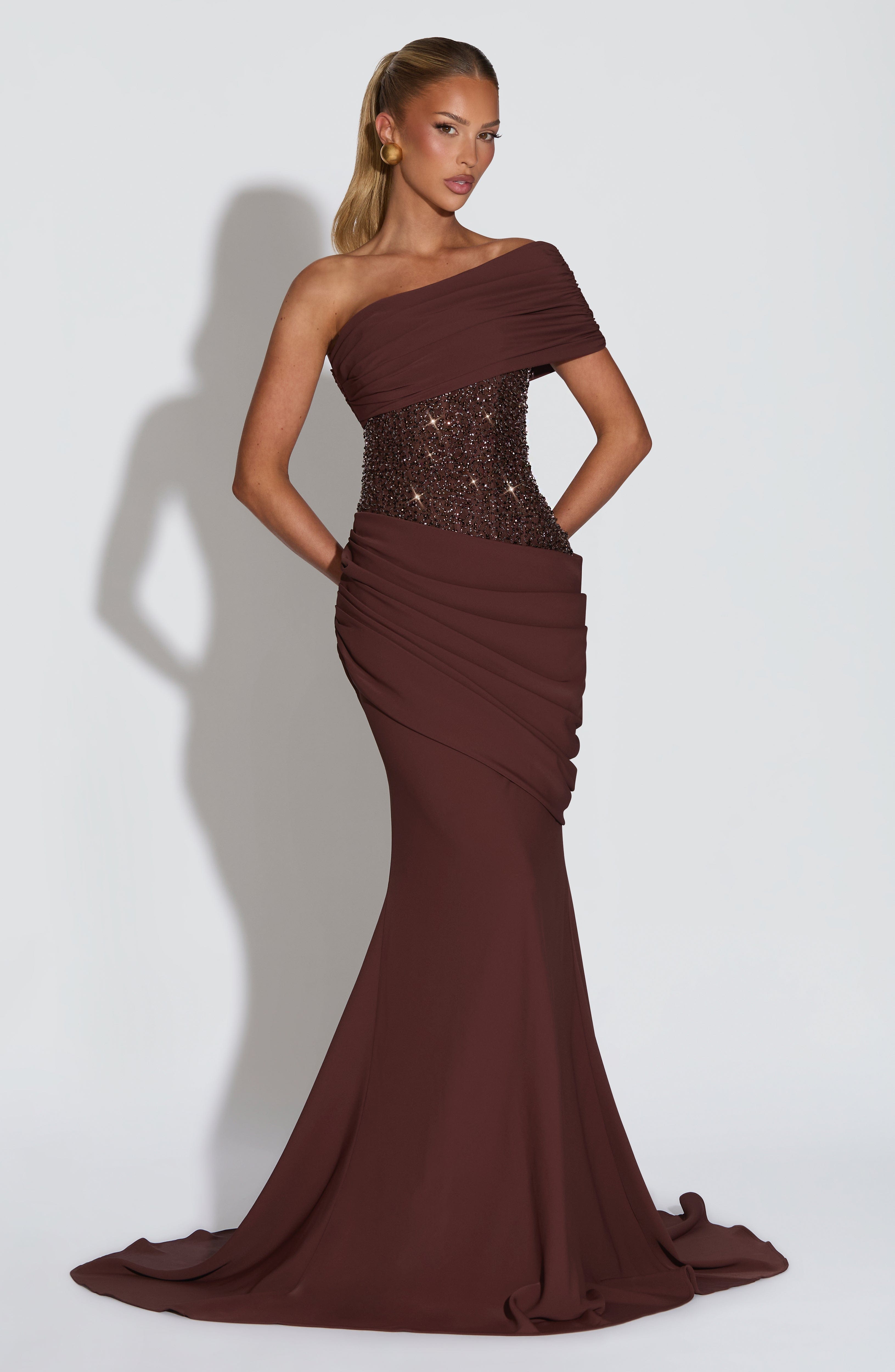 Opulence One Shoulder Gown