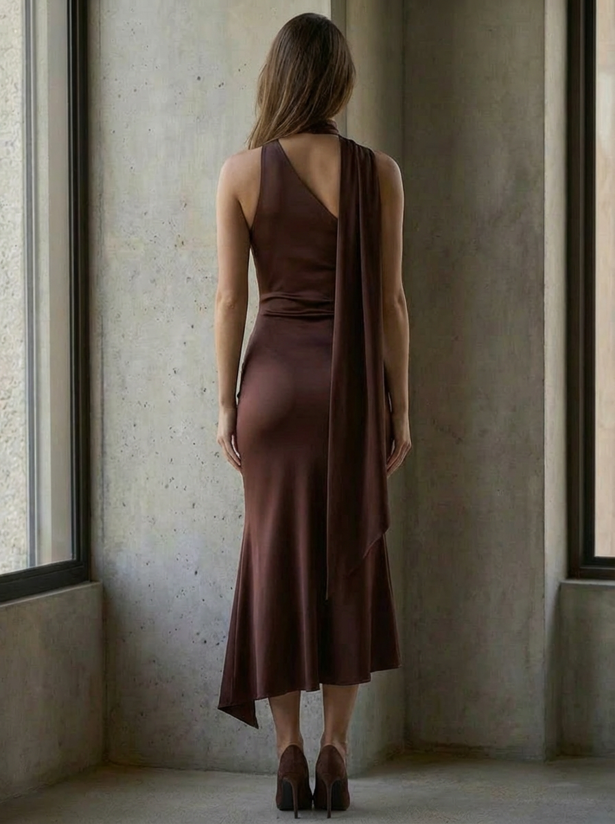 Amelia Satin Midi