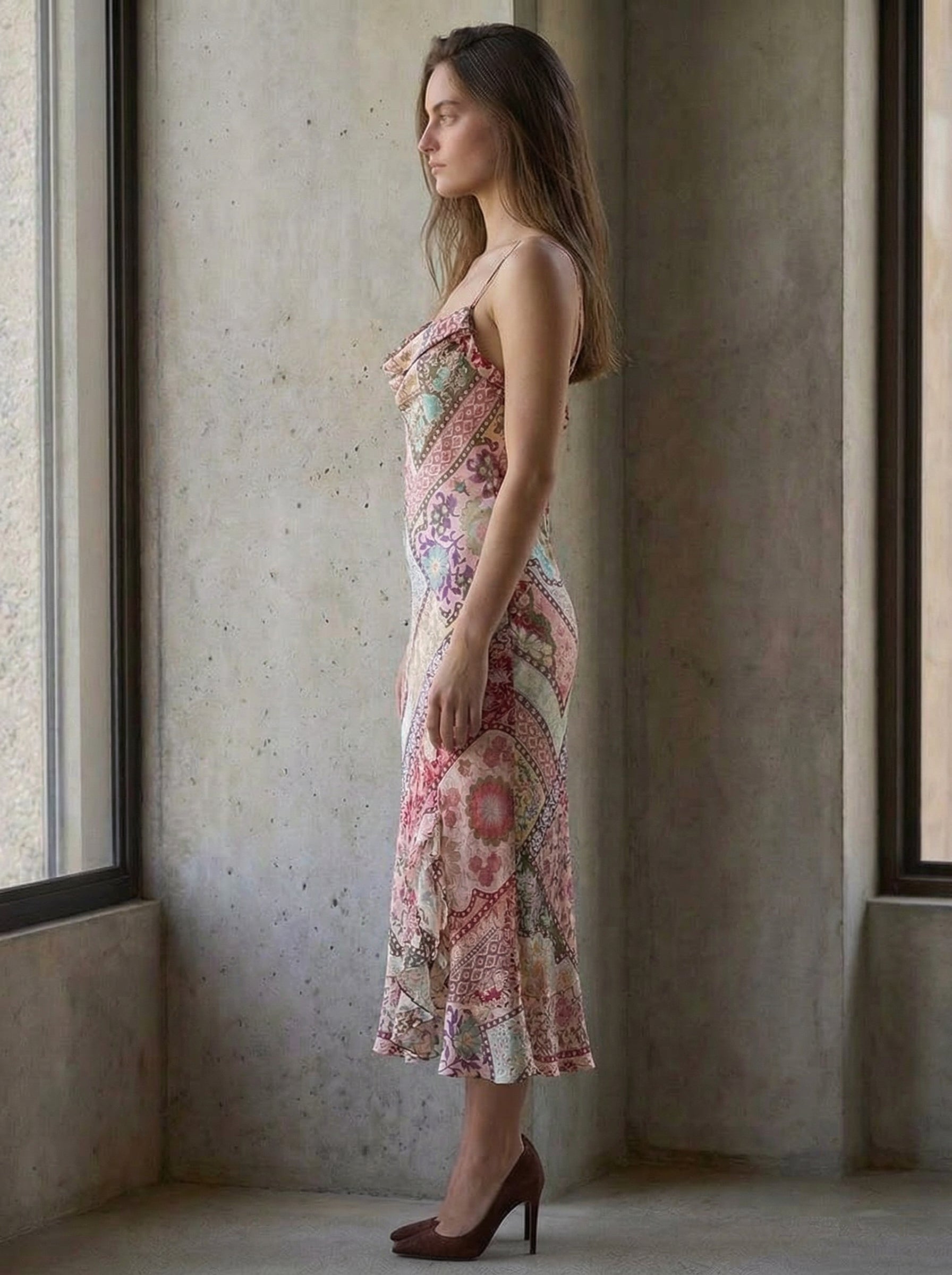 Daisy Patchwork Midi