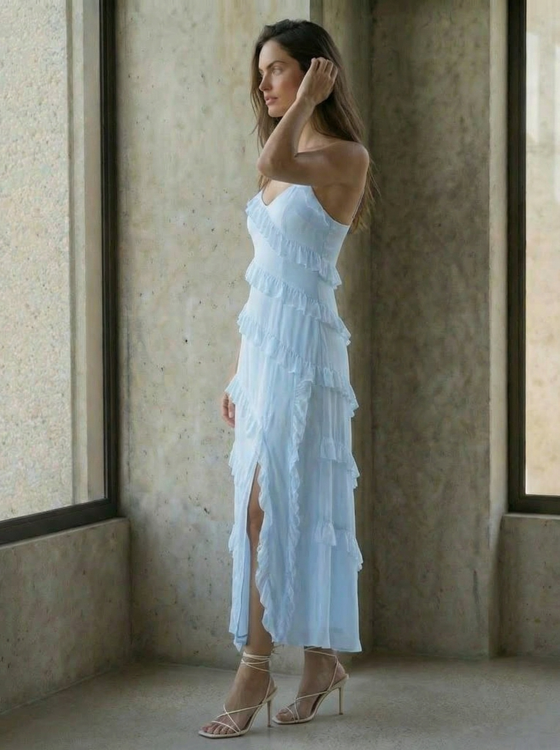 Amara Ruffle Maxi