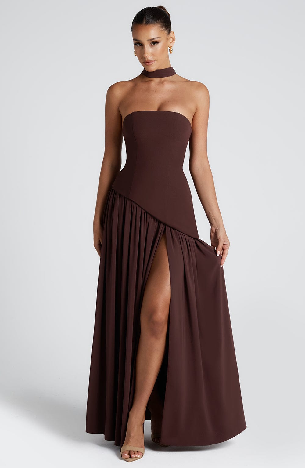 Solenne Umber Dress